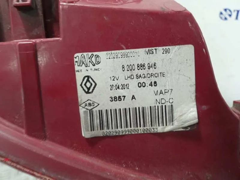 Piloto Trasero Derecho para Renault Clio Iii
