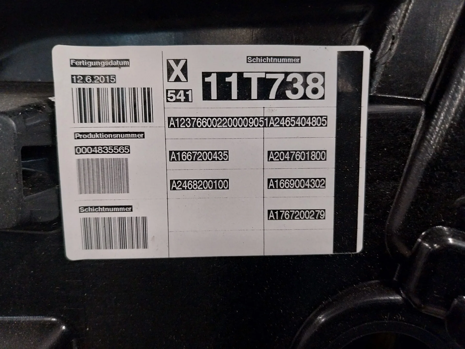 Elevalunas Delantero Derecho para Mercedes-Benz Clase Gla (W156)
