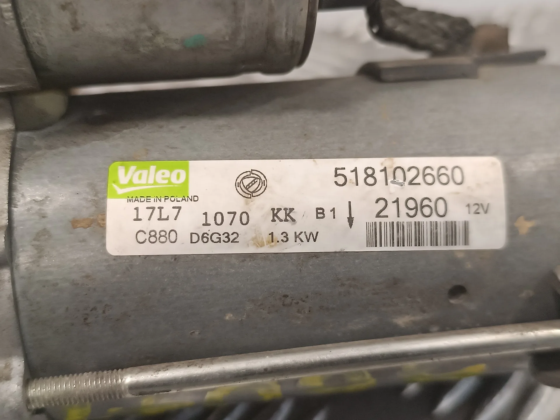 Motor Arranque para Fiat Fiorino