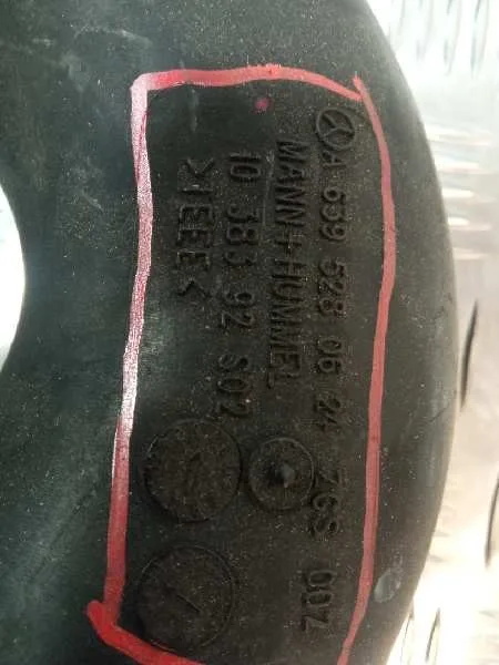 Tubo para Mercedes-Benz Vito Kasten (639)