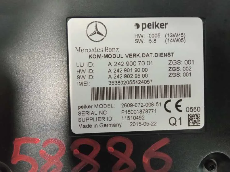 Modulo Electronico para Mercedes-Benz Clase Gla (W156)