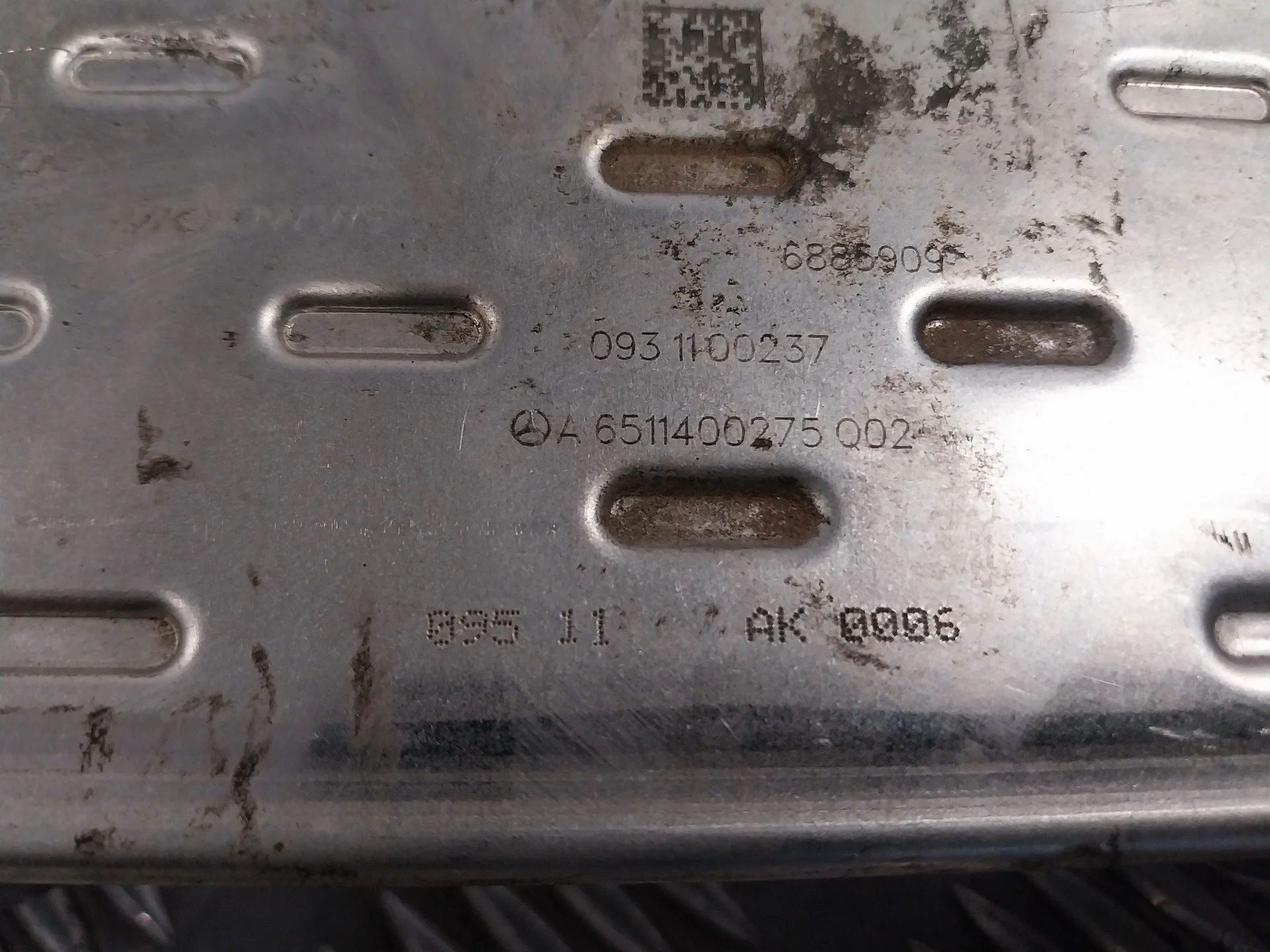 Enfriador Egr para Mercedes-Benz Vito Kasten (639)