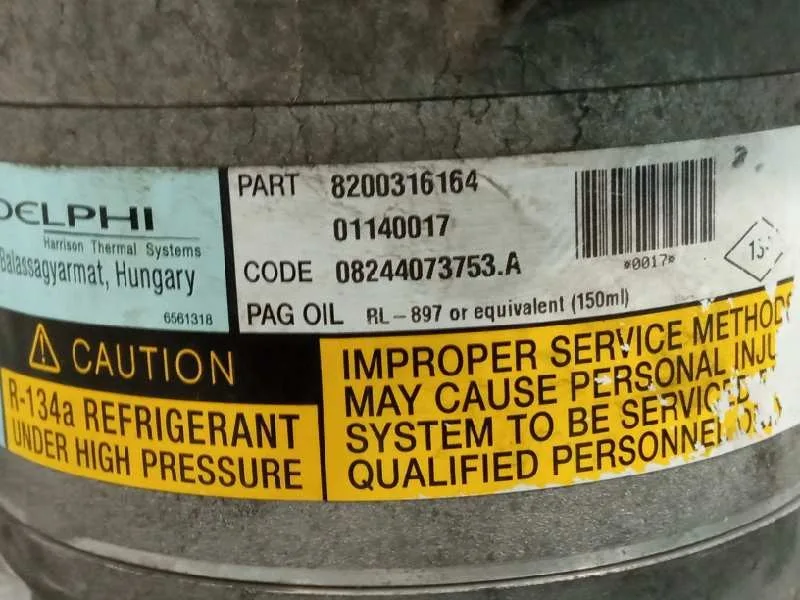 Compresor Aire Acondicionado para Renault Megane Ii Berlina 5P