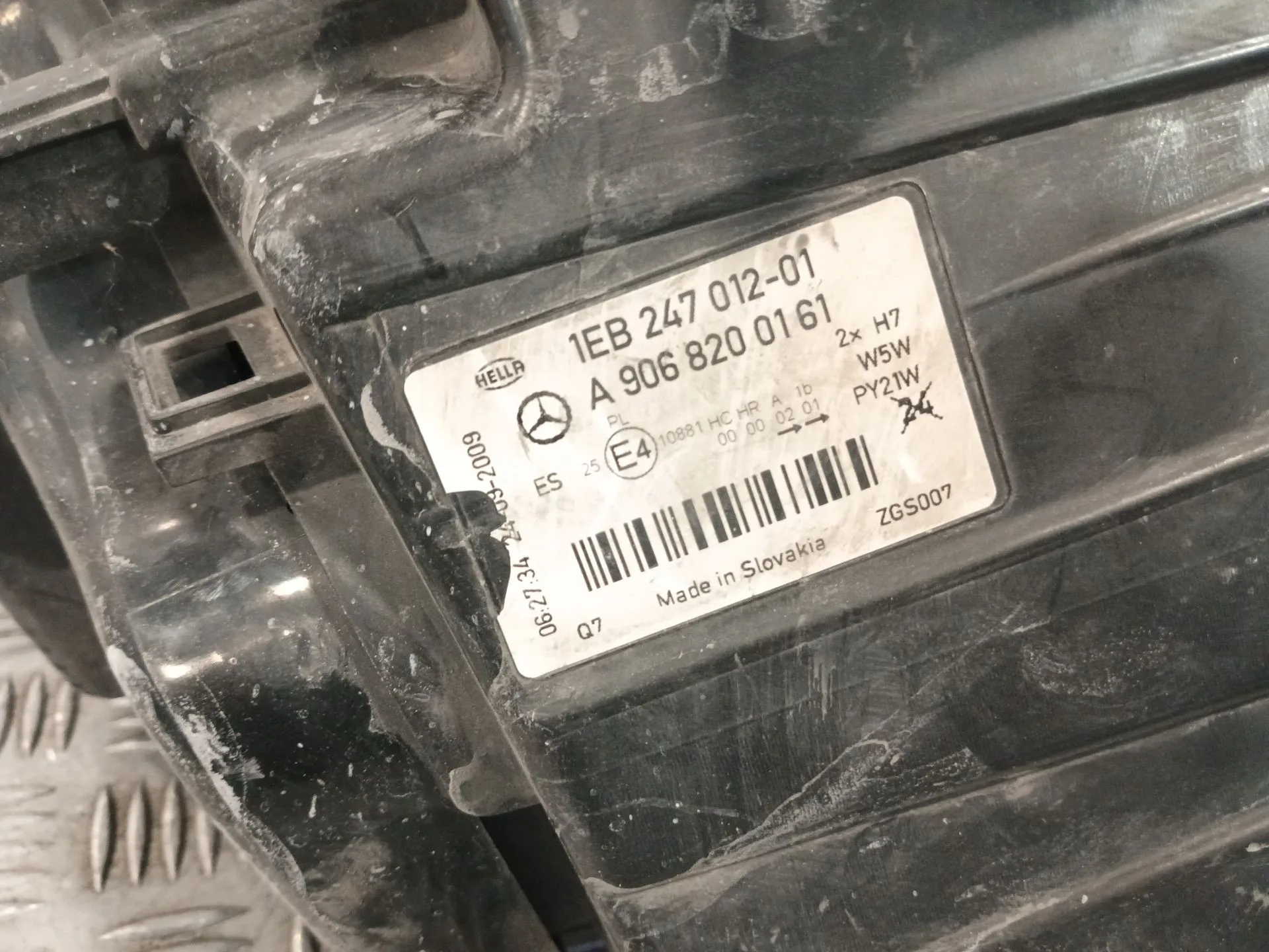 Faro Izquierdo para Mercedes-Benz Sprinter 5-T Caja/Chasis (B906)