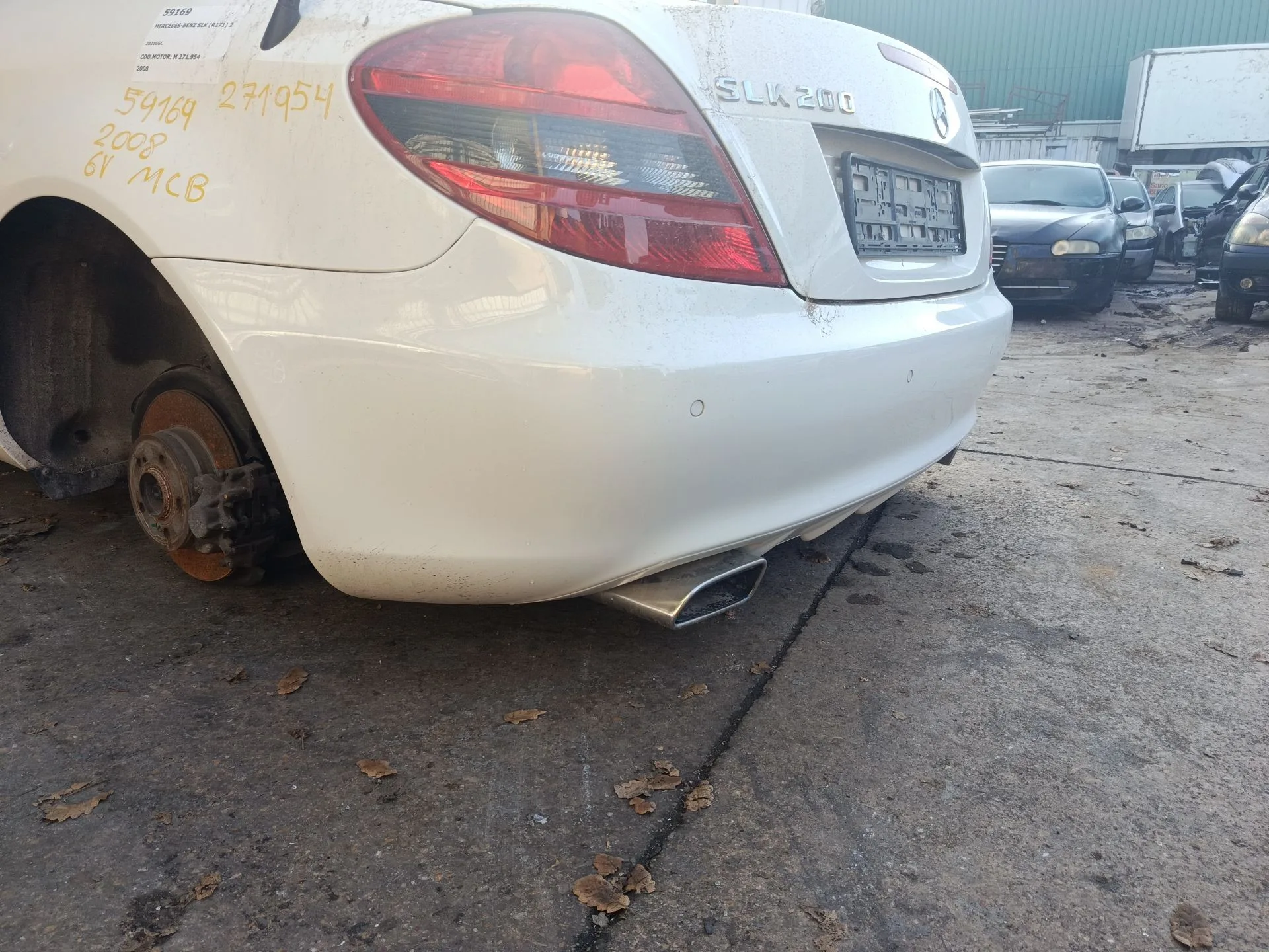 Paragolpes Trasero para Mercedes-Benz Slk (R171)