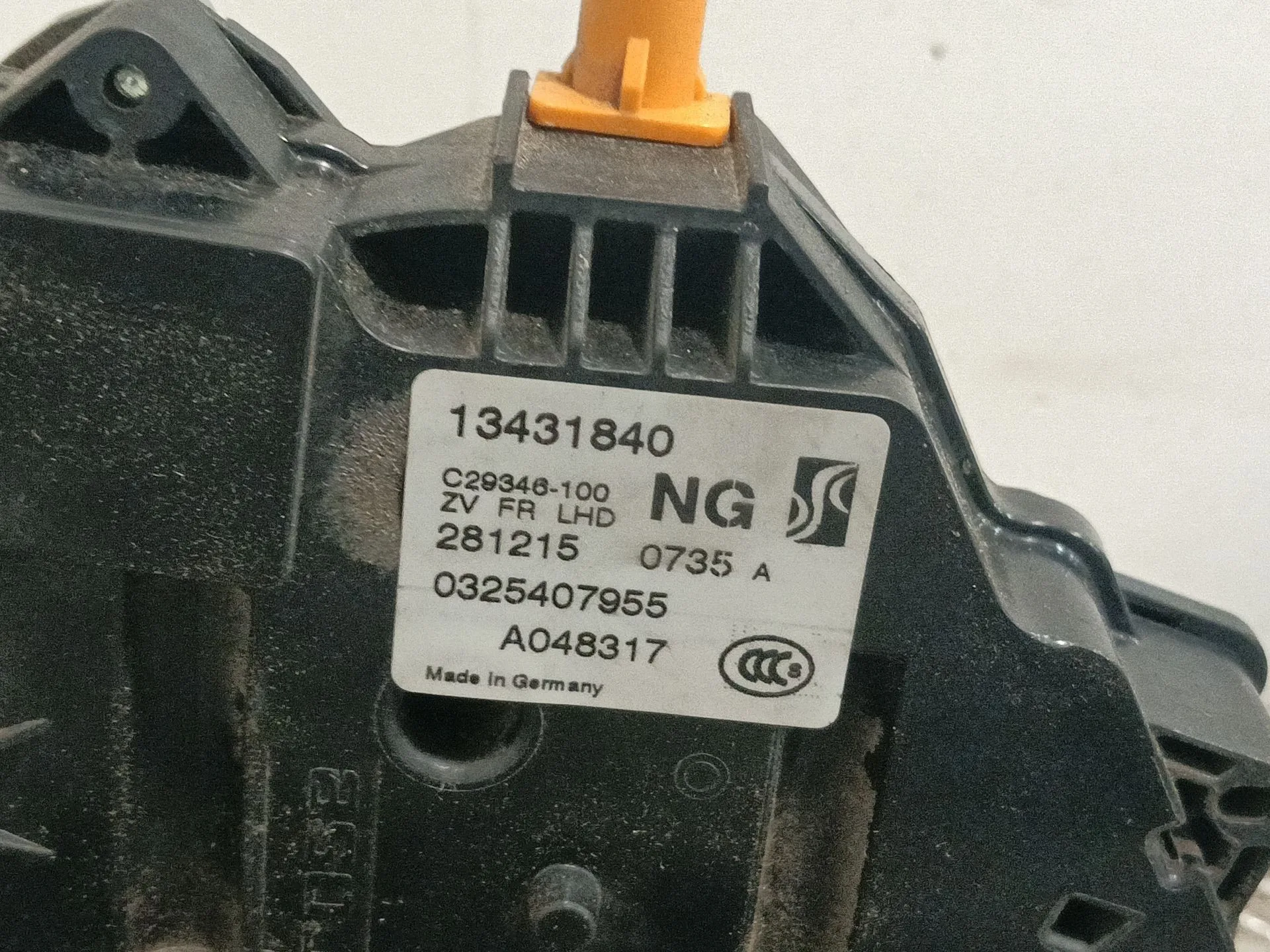 Cerradura Puerta Delantera Derecha para Opel Corsa E Furgoneta/Hatchback (X15)