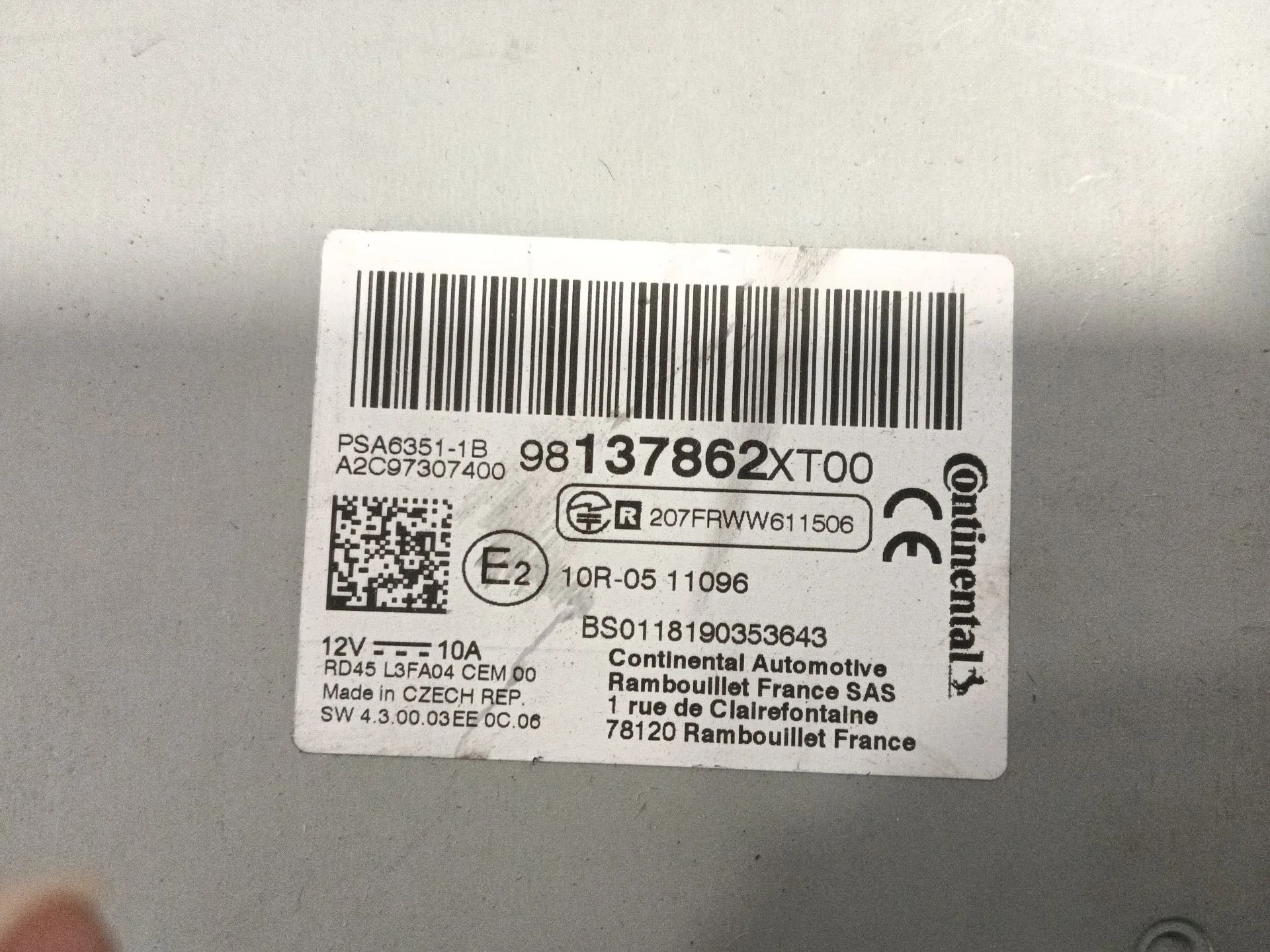 Sistema Audio / Radio Cd para Citroën Berlingo