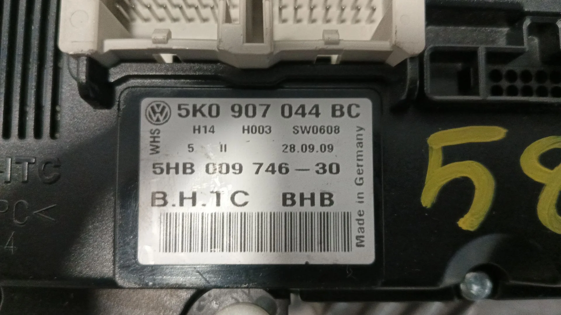 Mando Calefaccion / Aire Acondicionado para Volkswagen Golf Vi (5K1)
