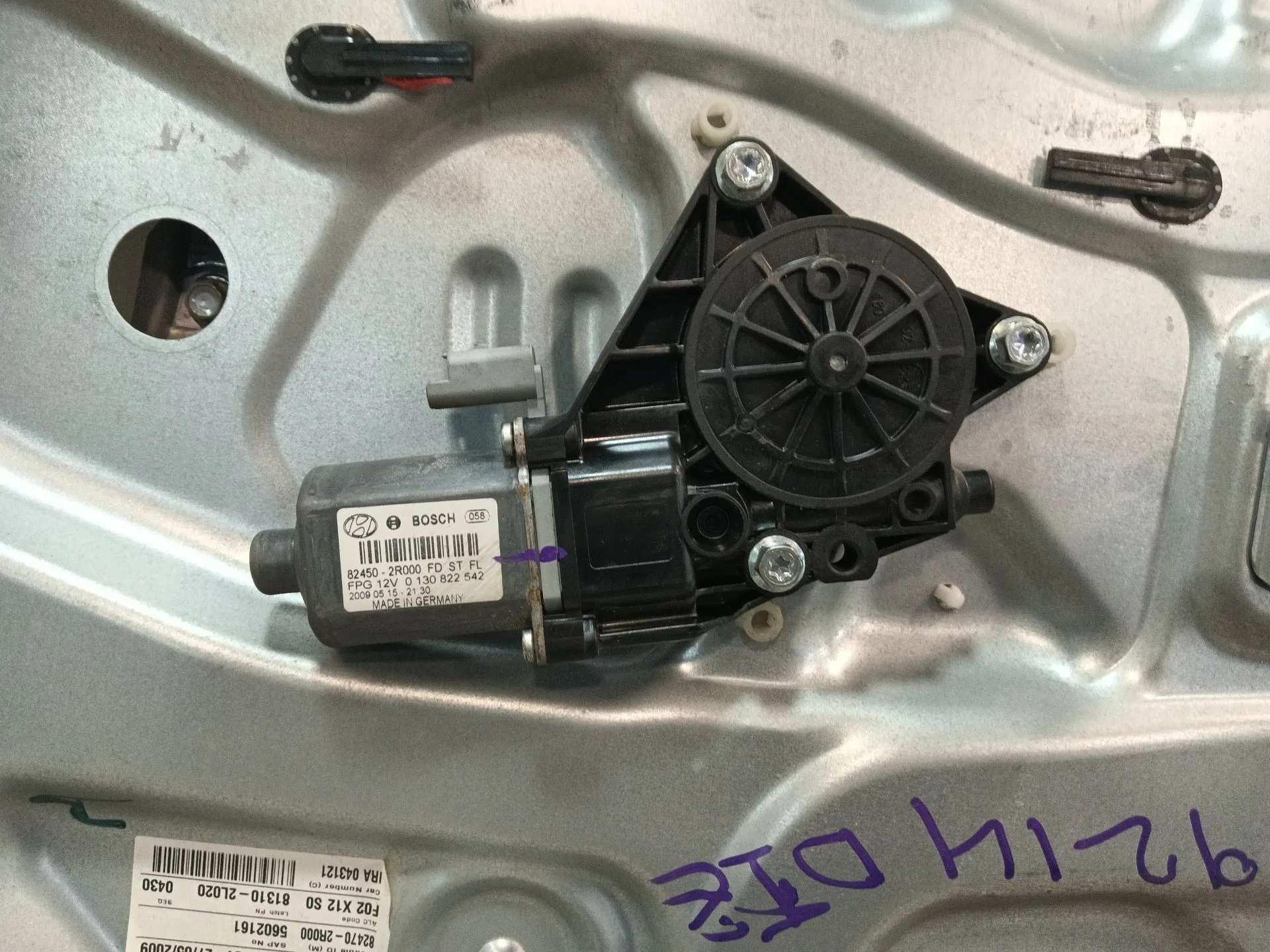 Elevalunas Delantero Izquierdo para Hyundai I30 (Fd)