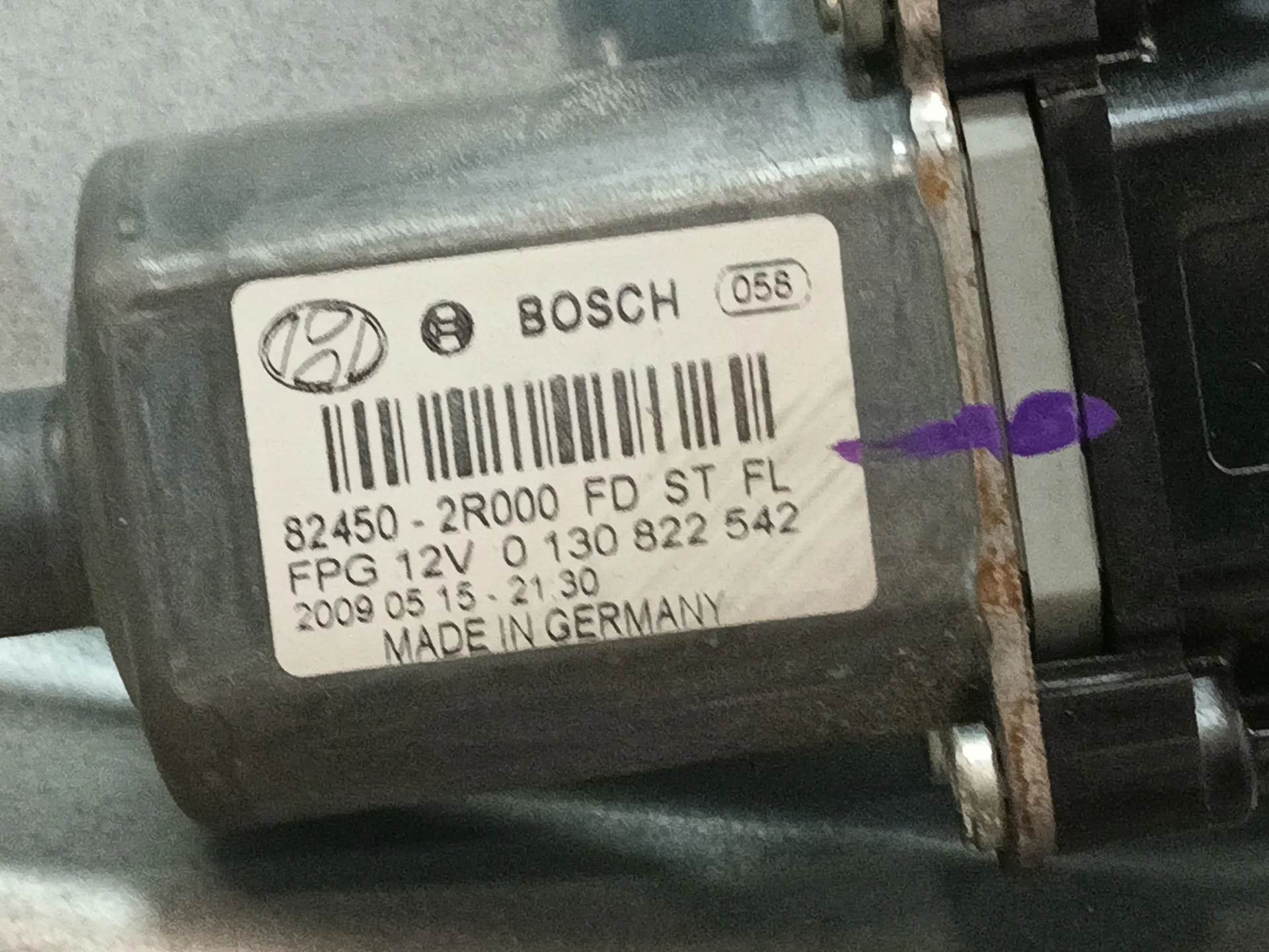 Elevalunas Delantero Izquierdo para Hyundai I30 (Fd)