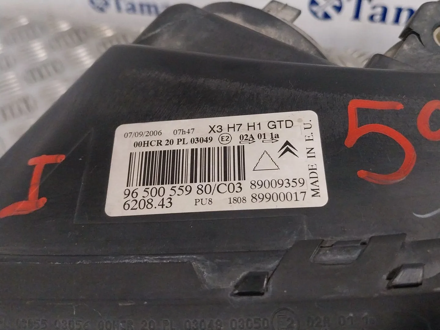 Faro Izquierdo para Citroën C5 Ii (Rc_)