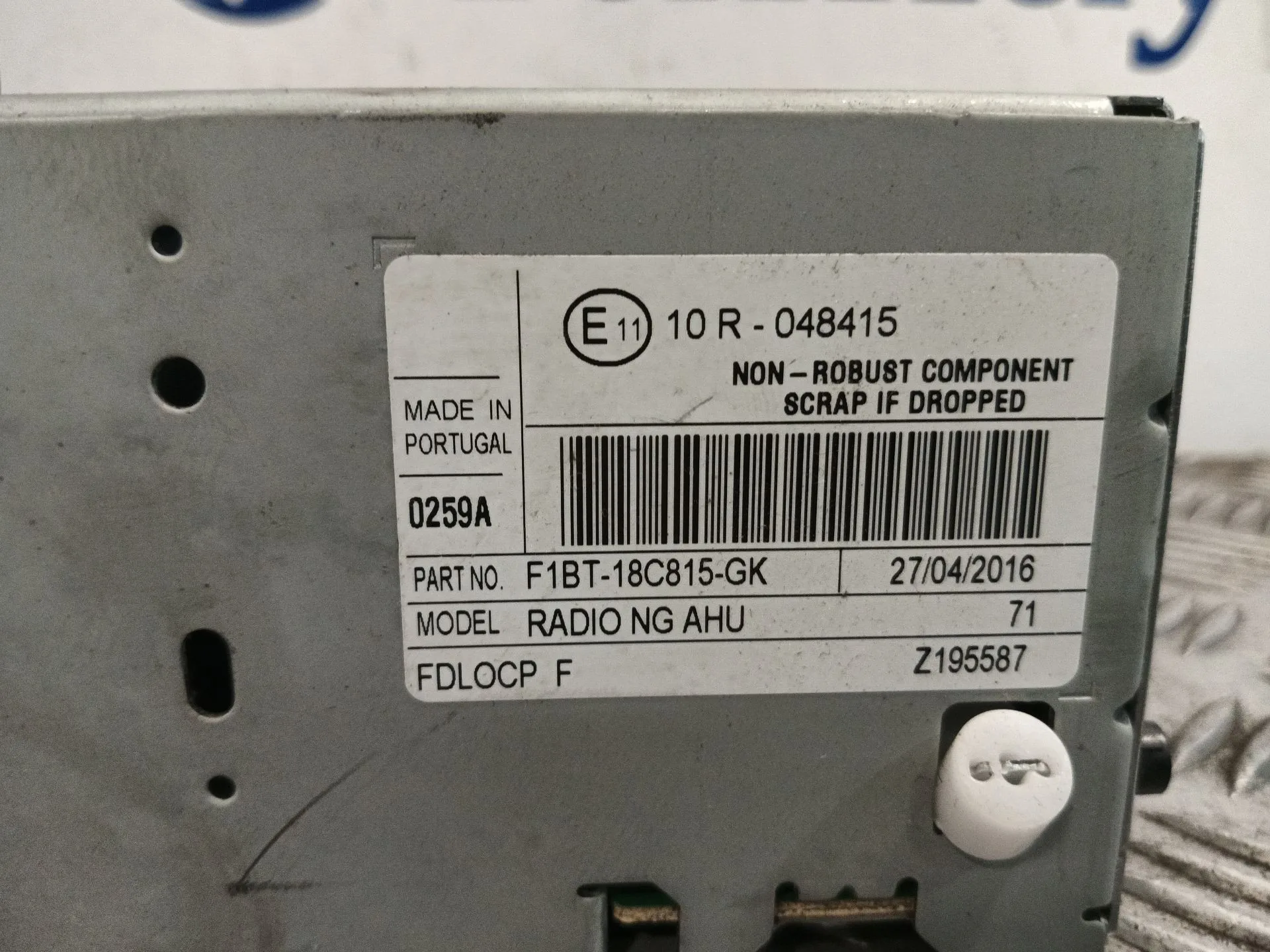 Sistema Audio / Radio Cd para Ford Focus (2014-2018)