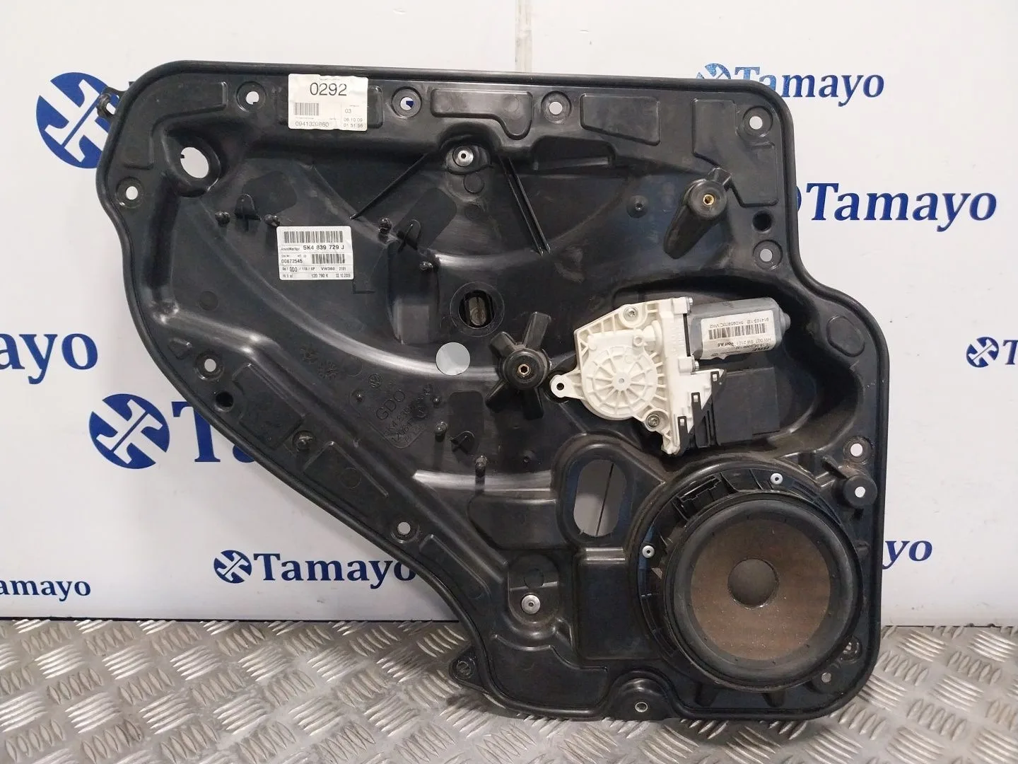 Elevalunas Trasero Izquierdo para Volkswagen Golf Vi (5K1)