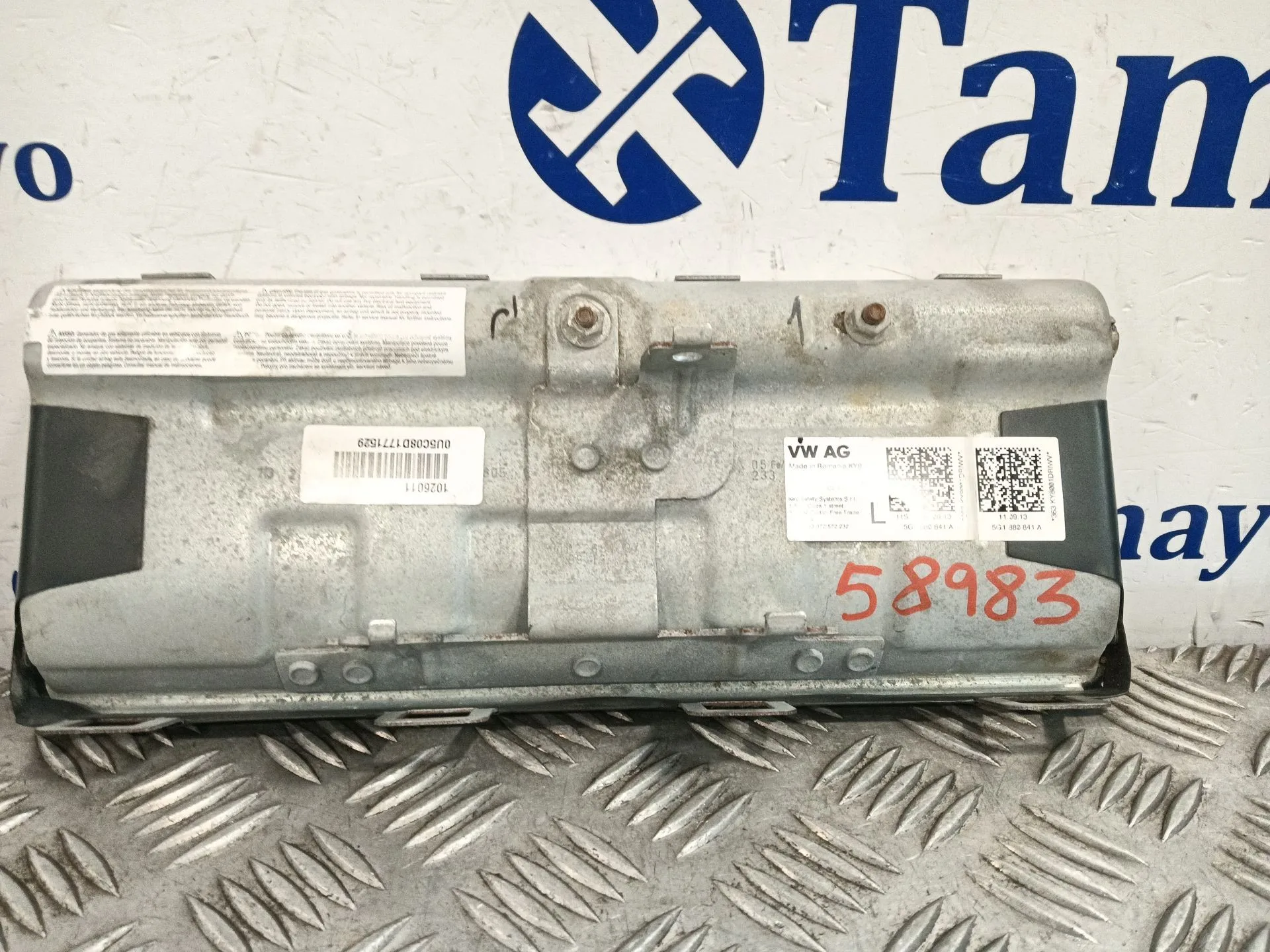 Airbag Rodillas para Volkswagen Golf Vii Lim.