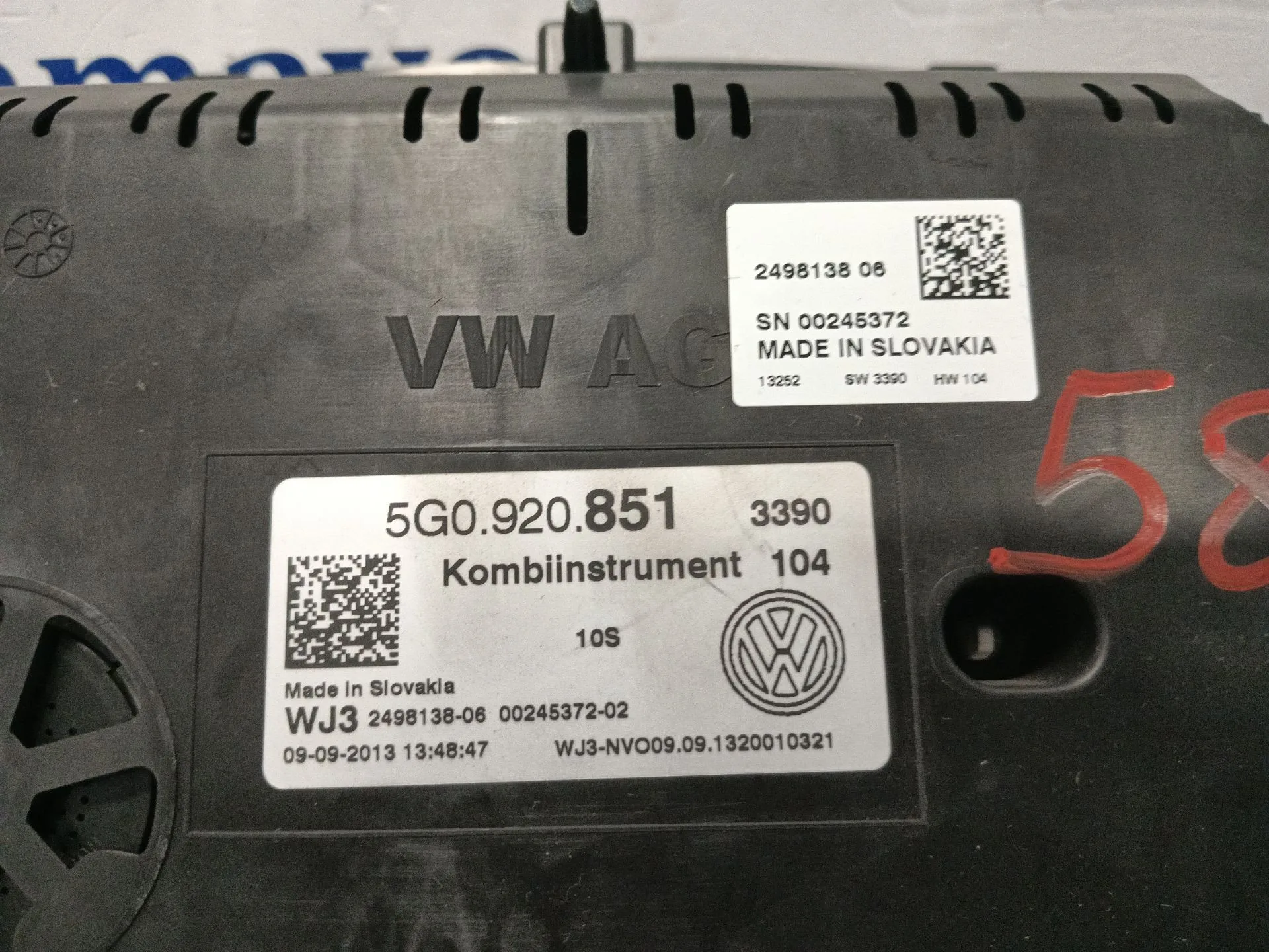 Cuadro Instrumentos para Volkswagen Golf Vii Lim.
