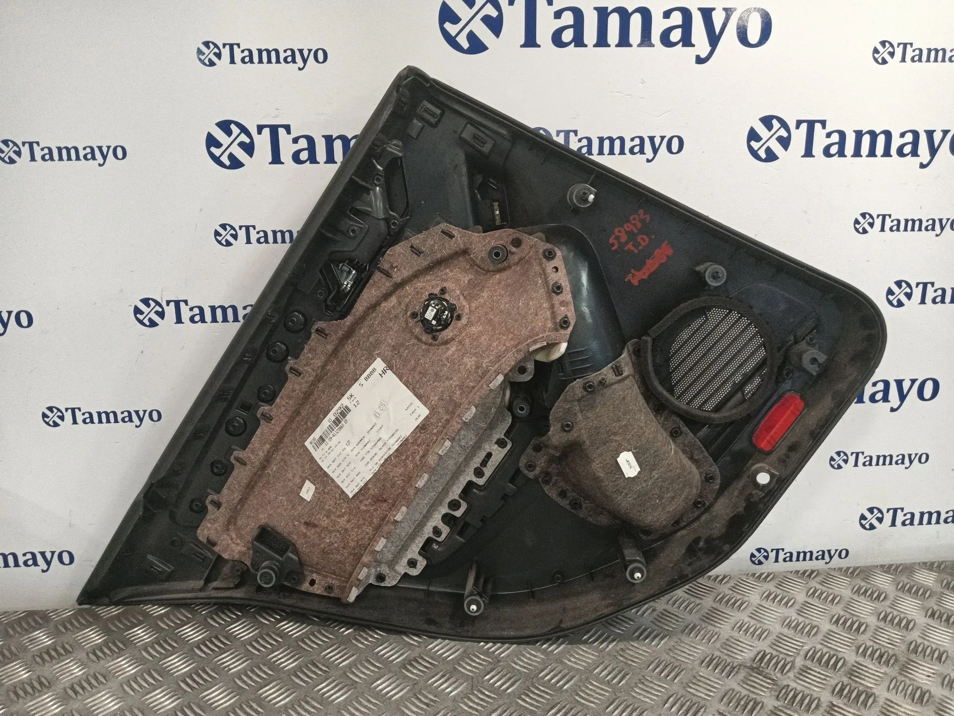Guarnecido Puerta Trasera Derecha para Volkswagen Golf Vii Lim.