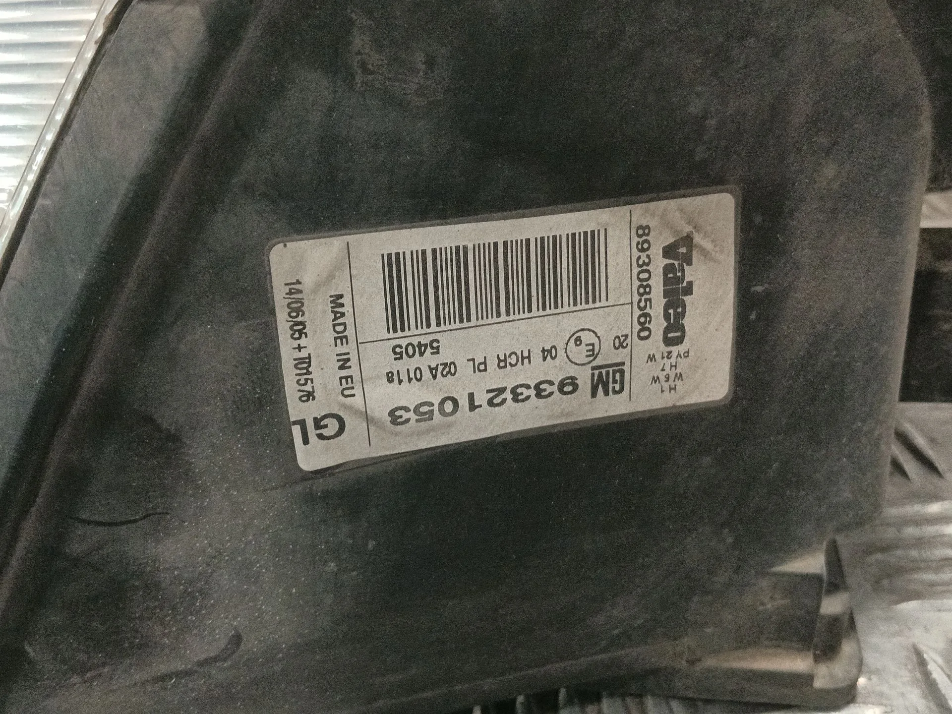 Faro Derecho para Opel Meriva A Monospace (X03)