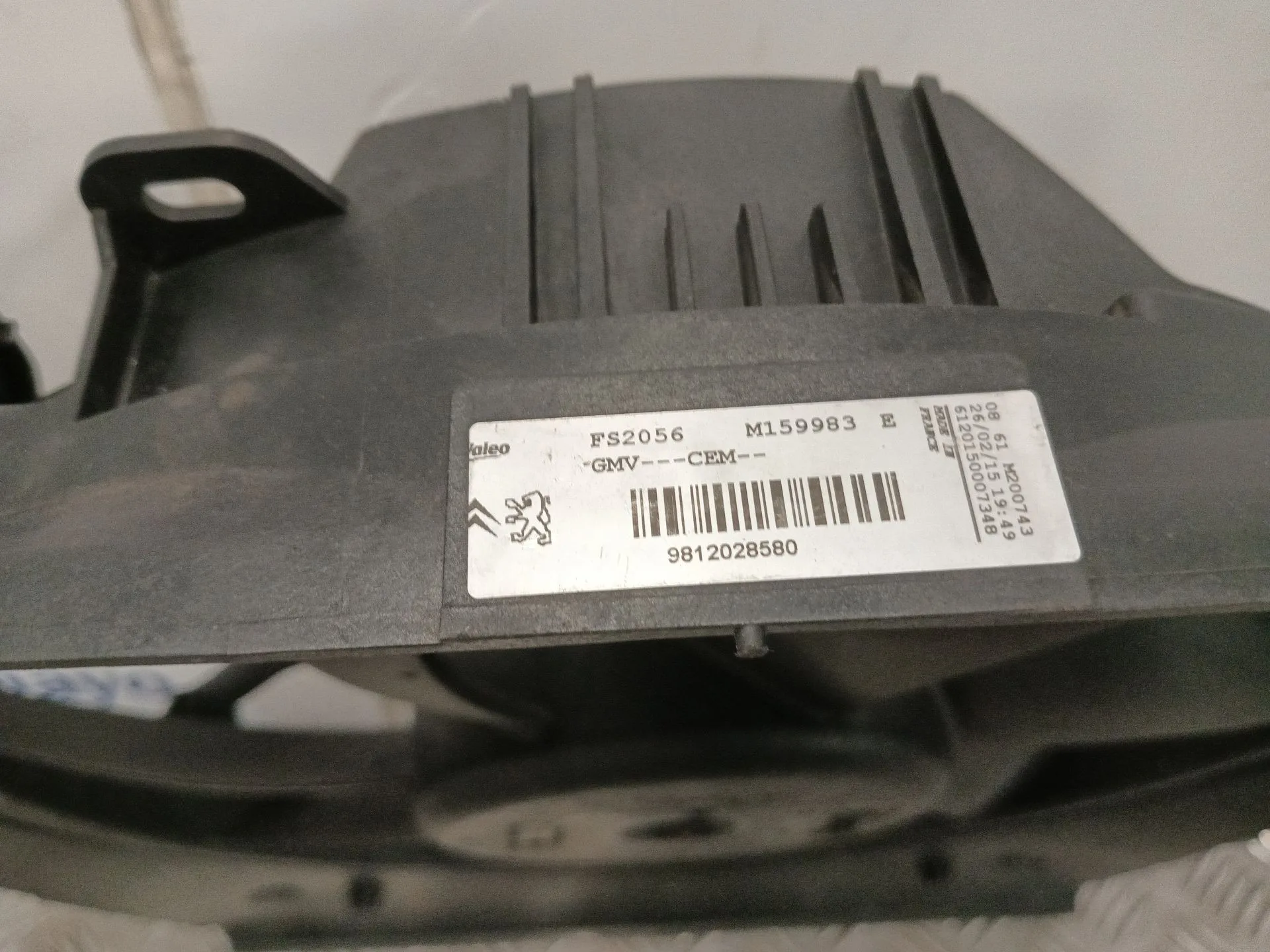 Electroventilador para Citroën C3