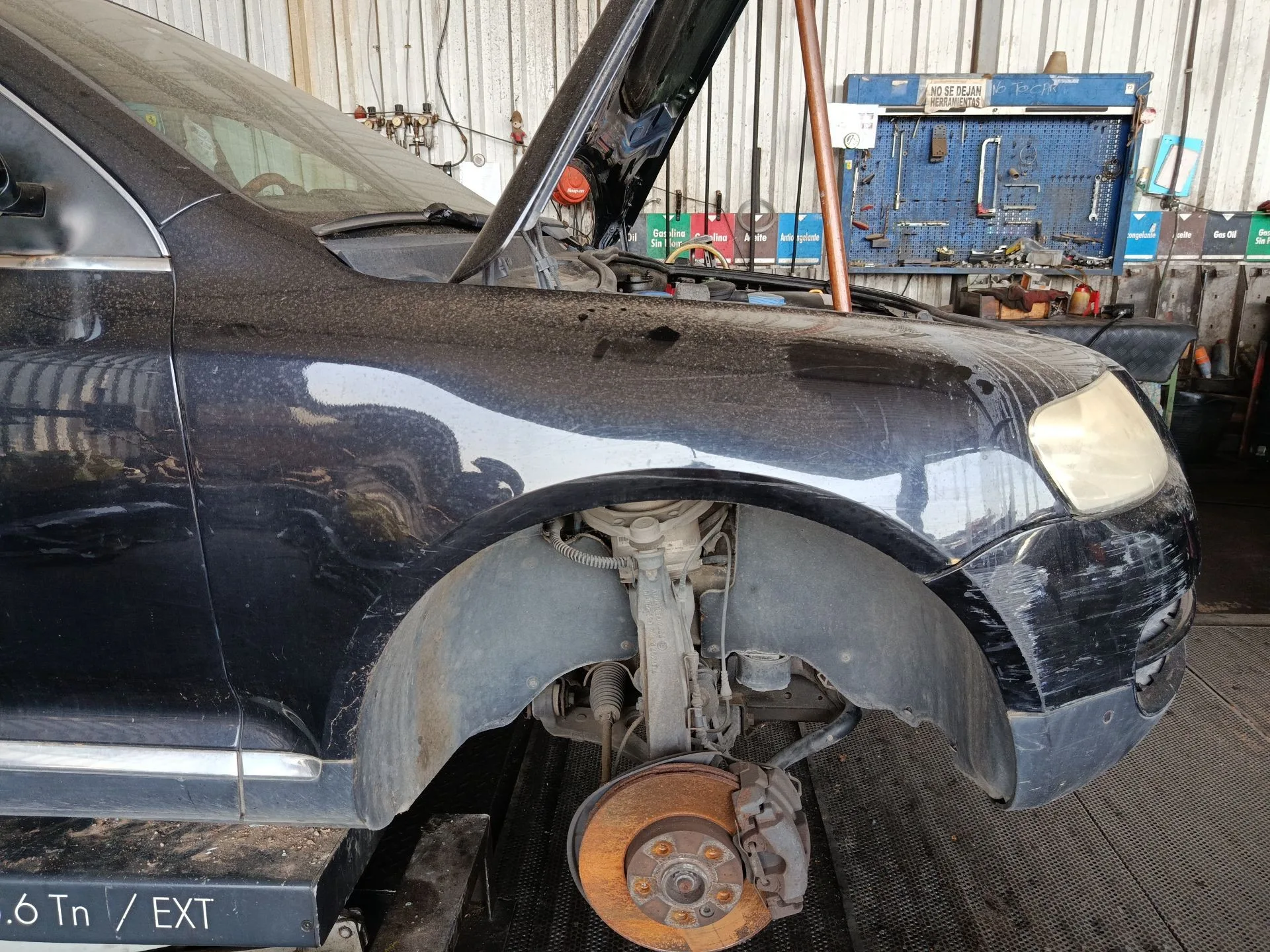 Aleta Delantera Derecha para Volkswagen Touareg (7La)