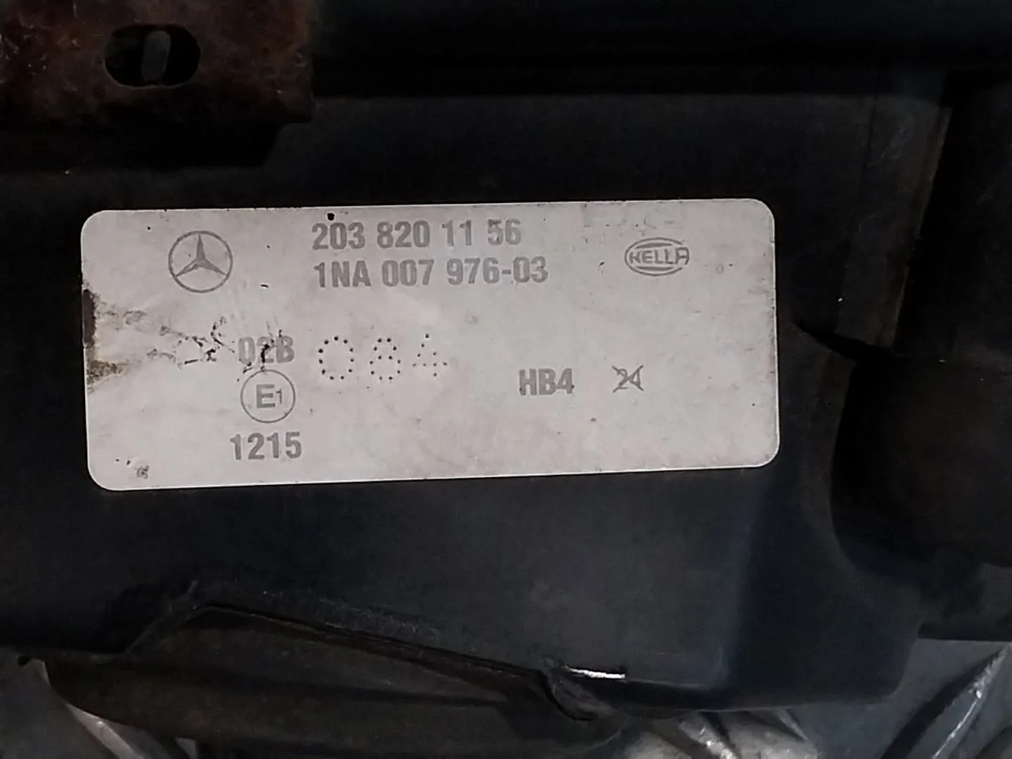 Faro Antiniebla Izquierdo para Mercedes-Benz Clase C (W203)