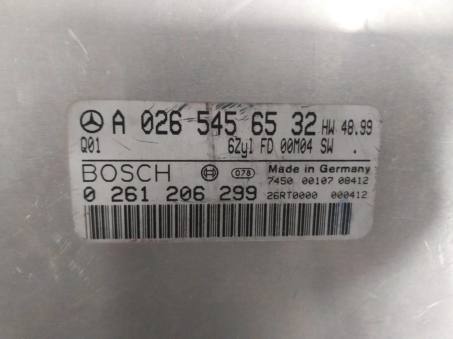 Centralita Motor Uce para Mercedes-Benz Clase E (W210) Berlina