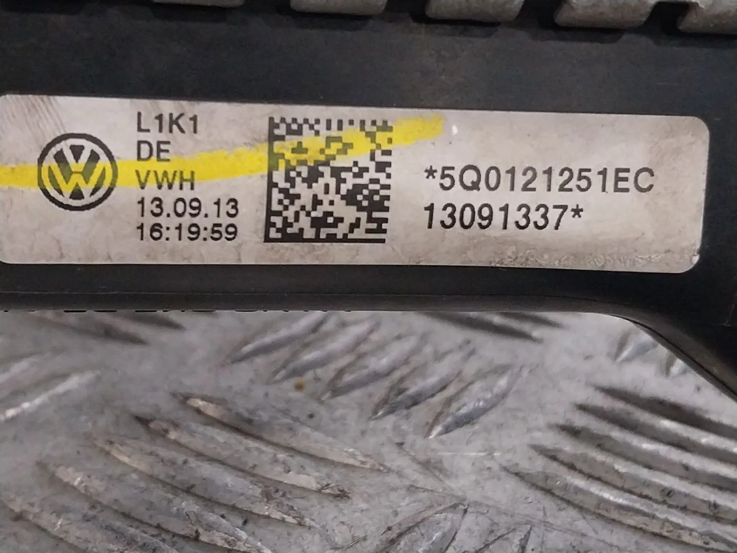 Radiador Agua para Volkswagen Golf Vii Lim.