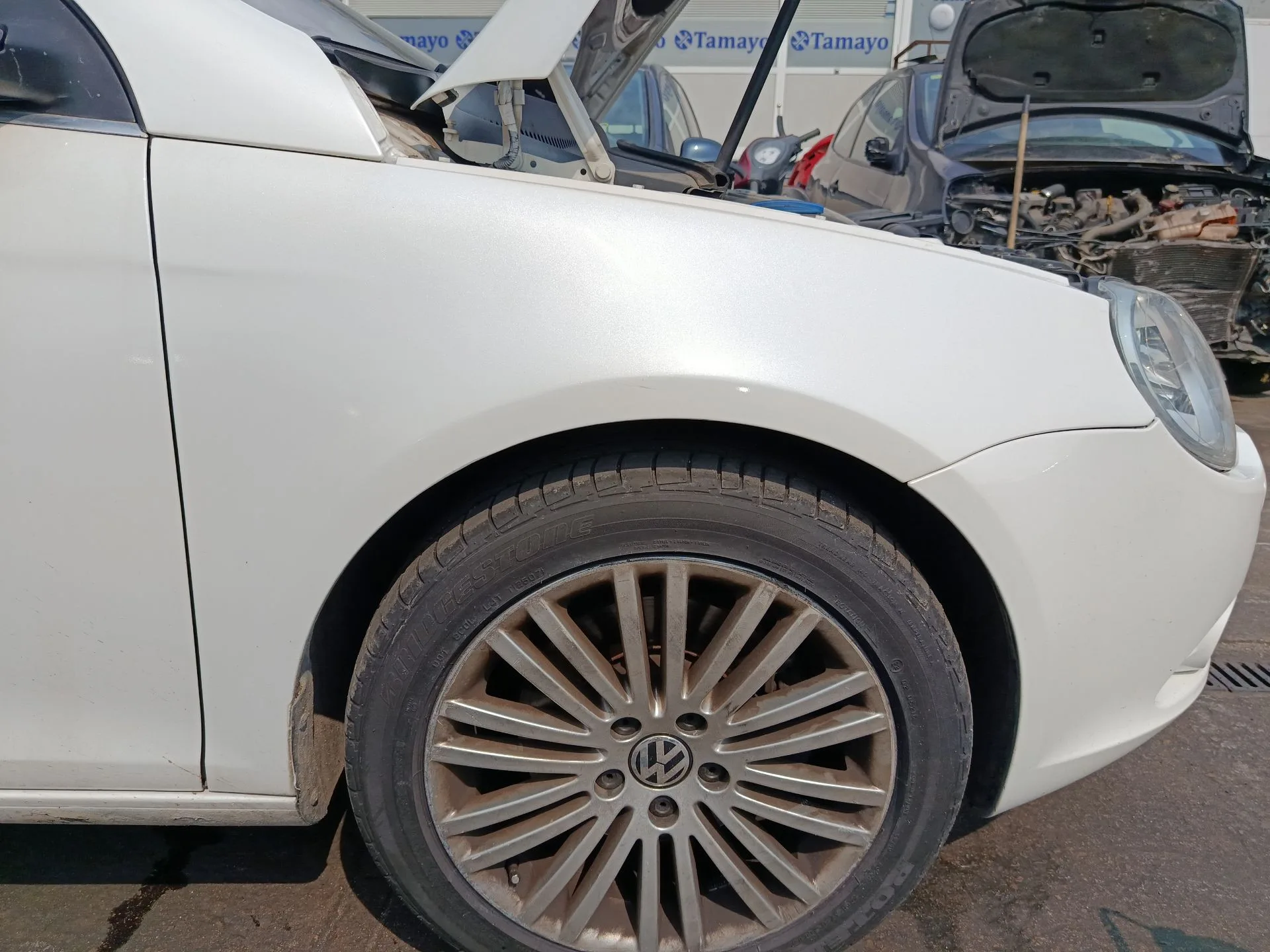 Aleta Delantera Derecha para Volkswagen Eos (1F7, 1F8)