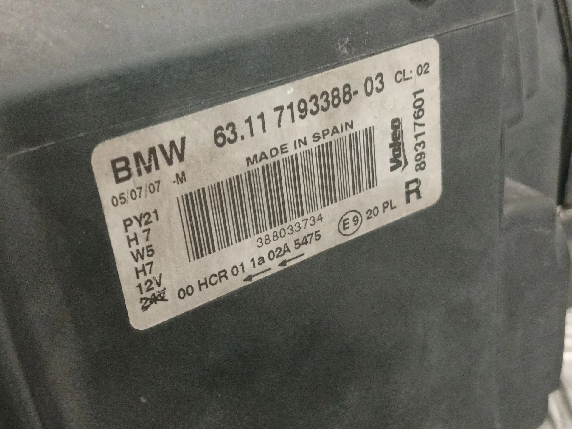Faro Derecho para Bmw 1 (E87)