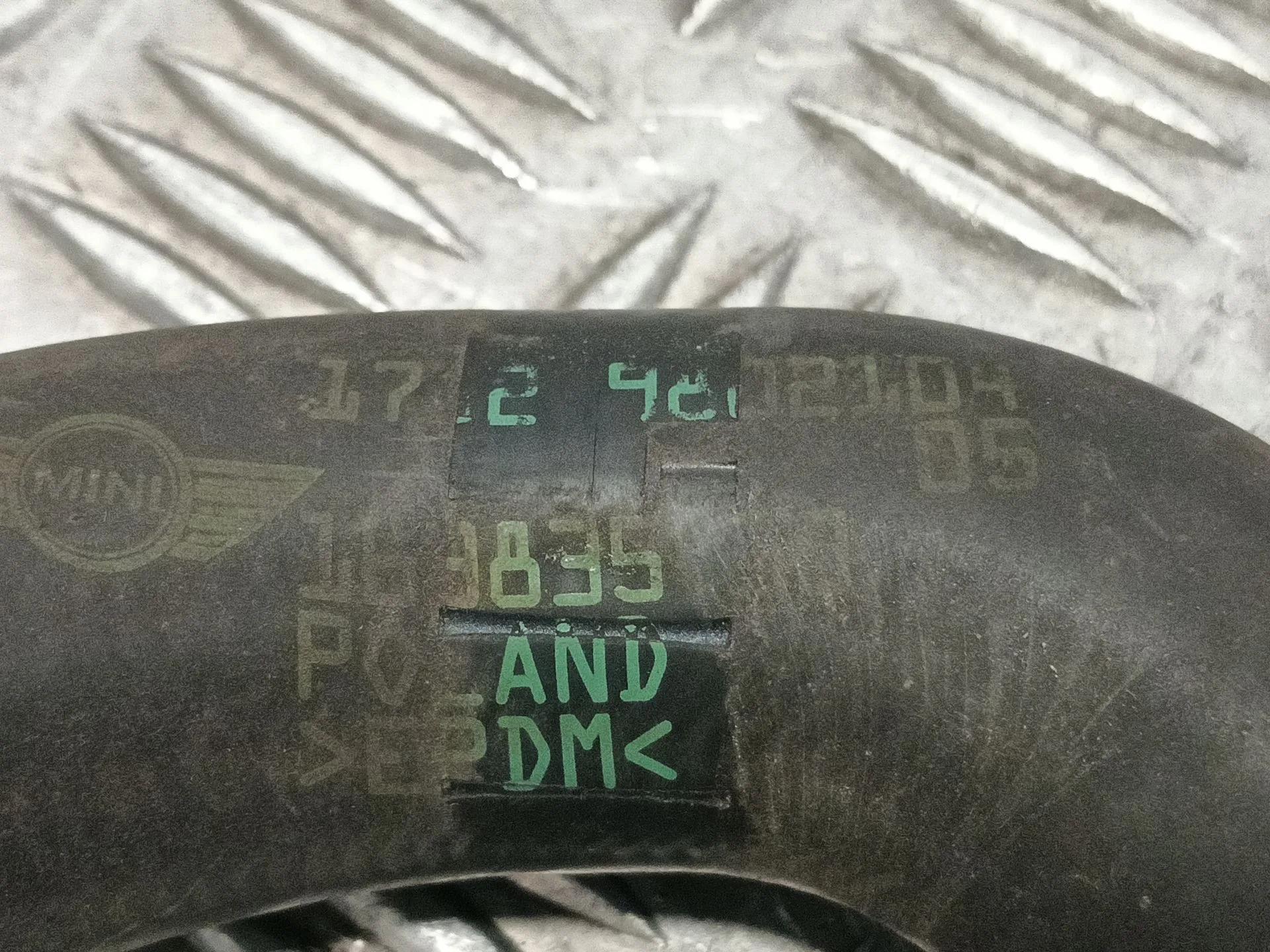 Tubo para Mini Mini Countryman (R60)