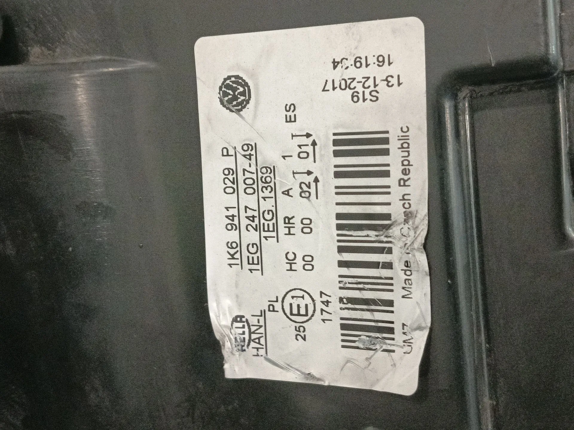 Faro Izquierdo para Volkswagen Golf V (1K1)
