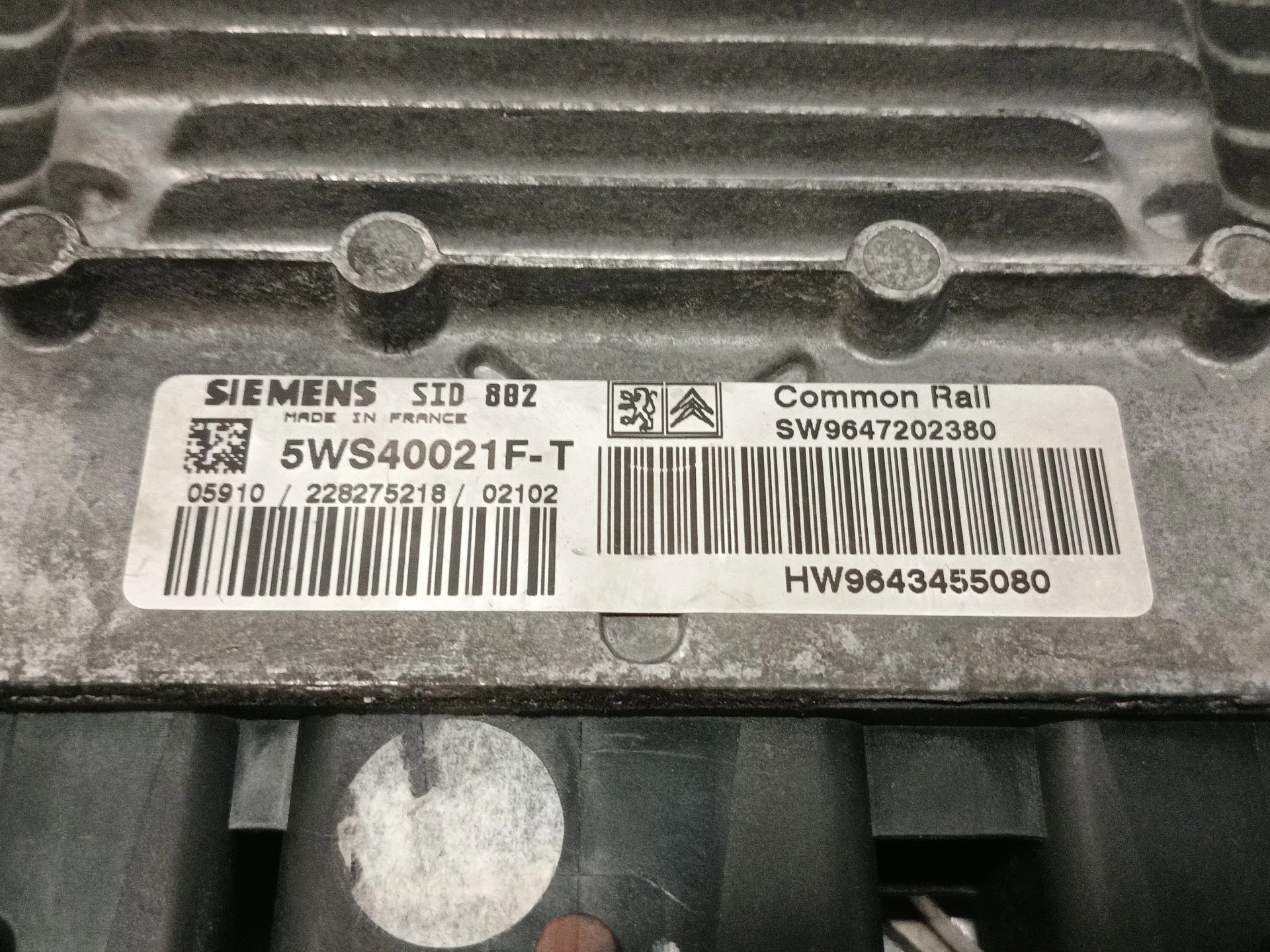 Centralita Motor Uce para Citroën C3 I (Fc_, Fn_)