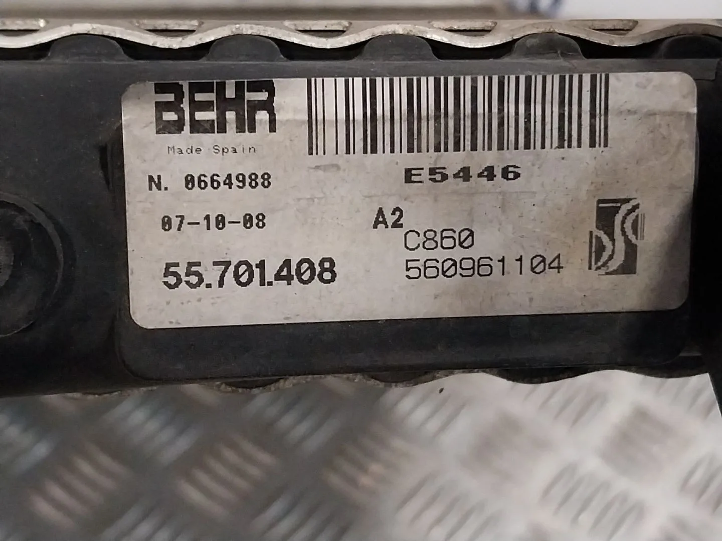 Radiador Agua para Opel Corsa D (S07)
