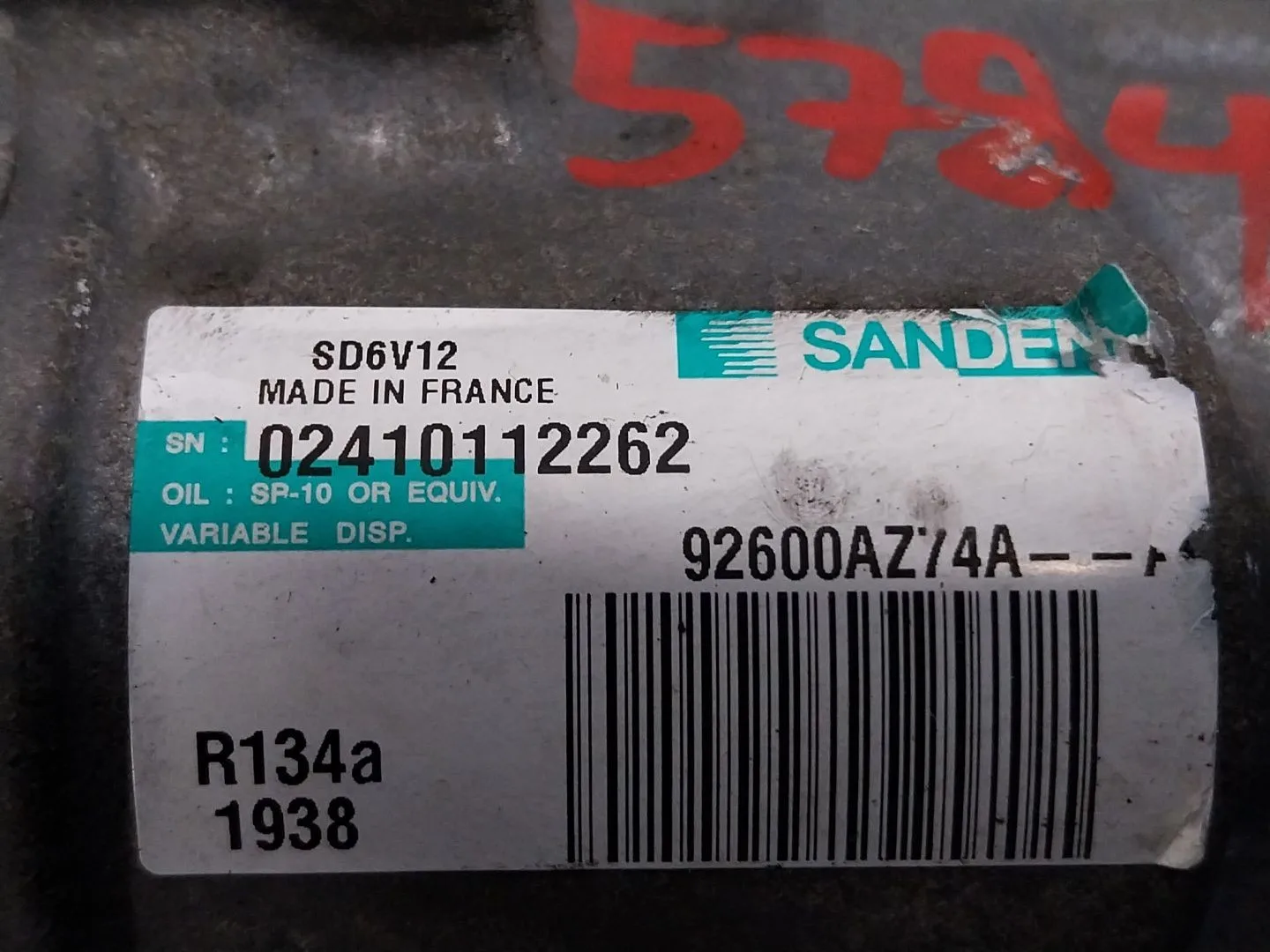 Compresor Aire Acondicionado para Nissan Juke (F15)