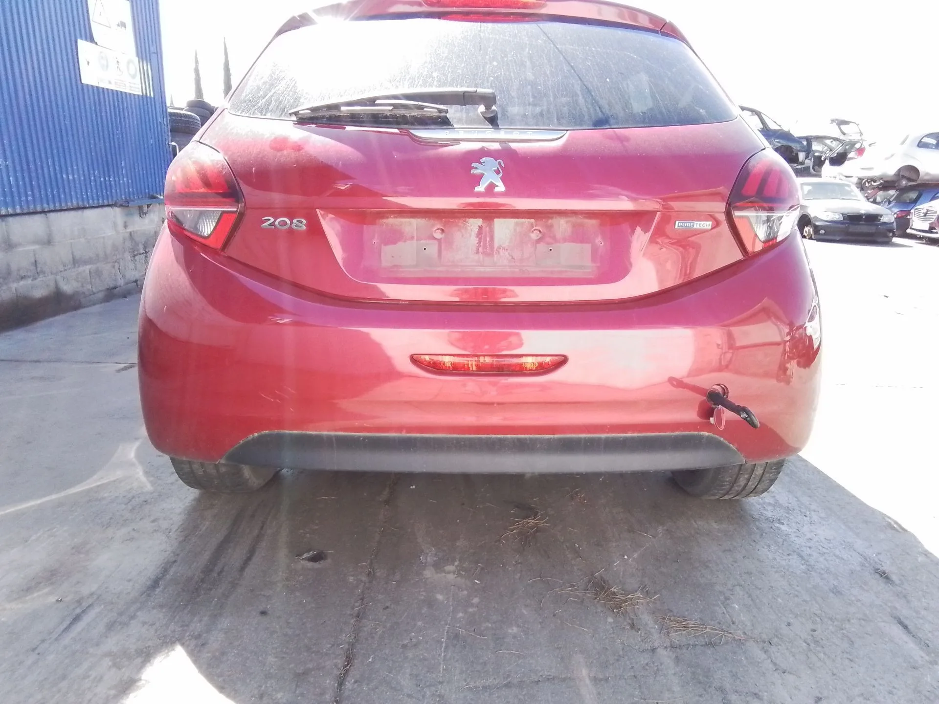 Paragolpes Trasero para Peugeot 208 I (Ca_, Cc_)