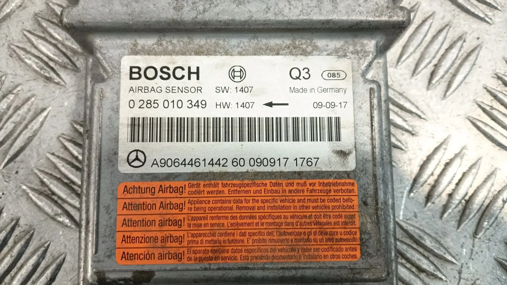 Centralita Airbag para Mercedes-Benz Sprinter 5-T Caja/Chasis (B906)