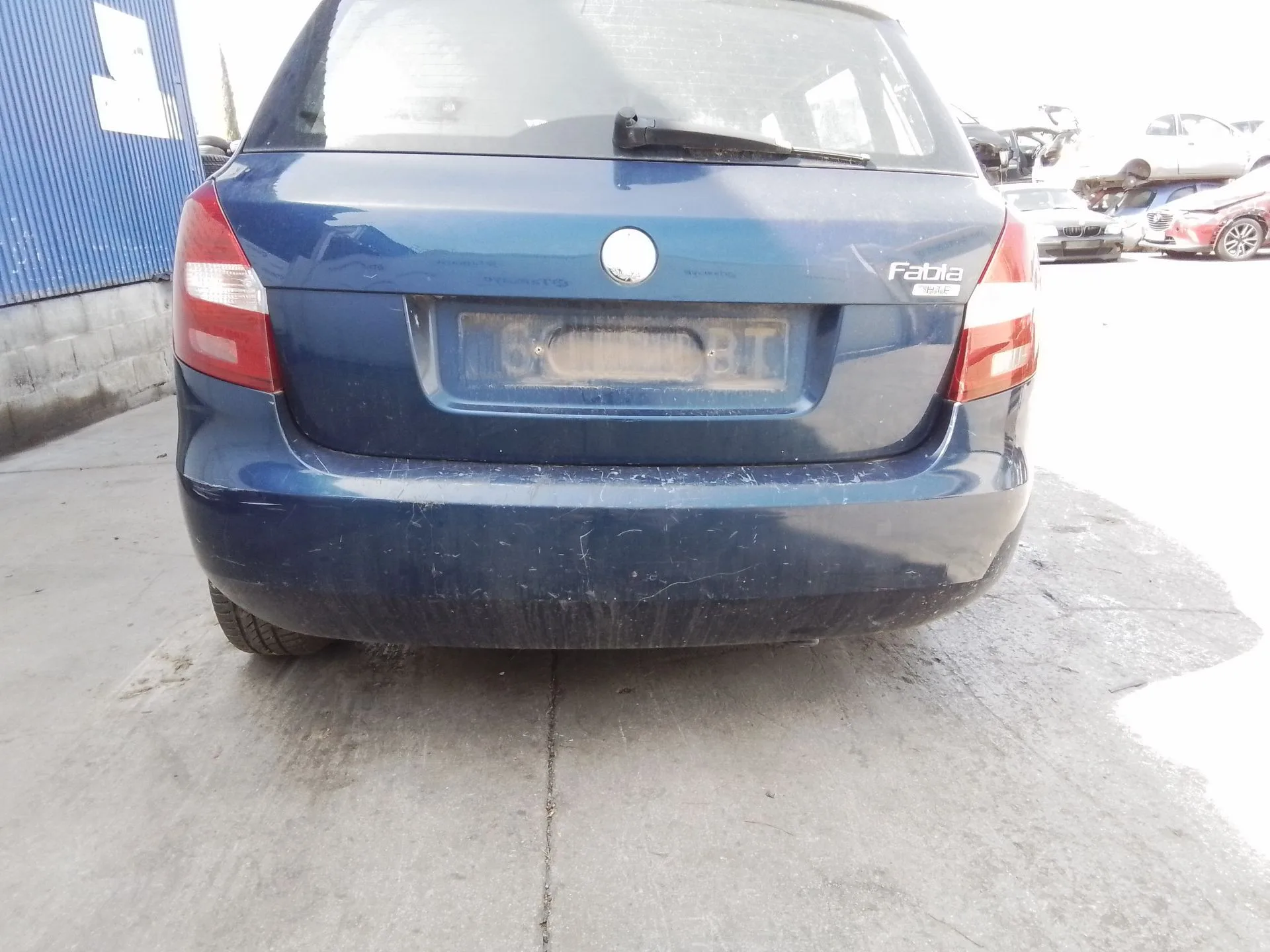 Paragolpes Trasero para Skoda Fabia (5J2 )