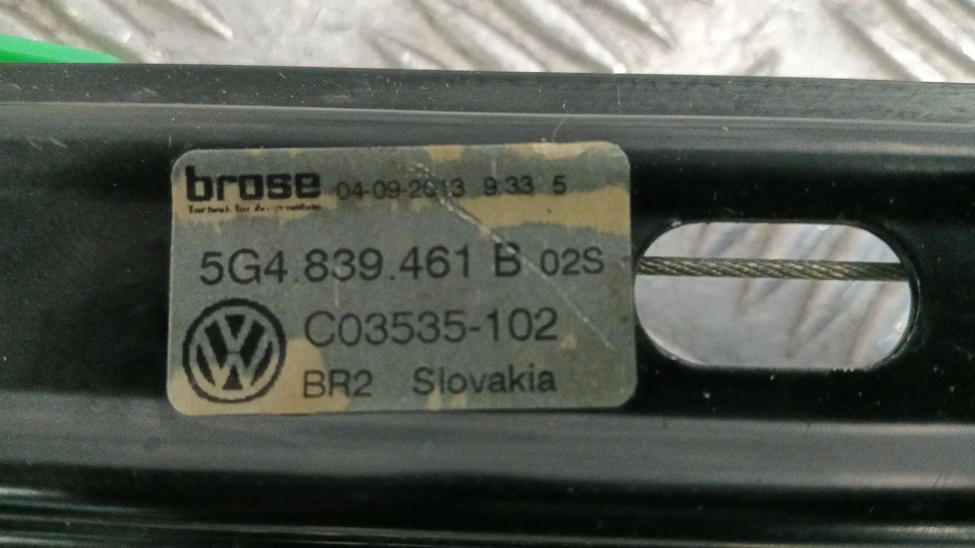 Elevalunas Trasero Izquierdo para Volkswagen Golf Vii Lim.