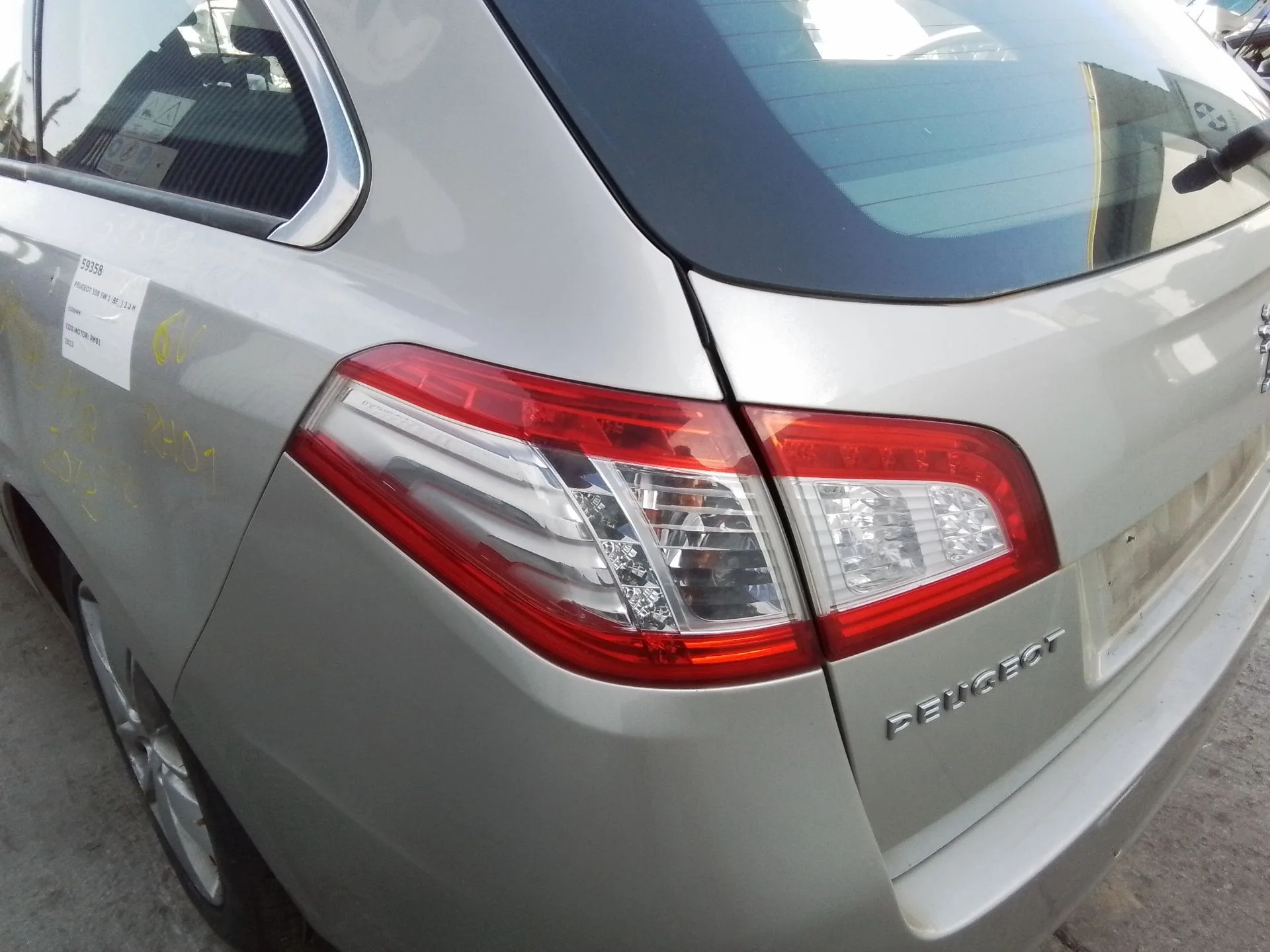 Piloto Trasero Izquierdo para Peugeot 508 Sw I (8E_)
