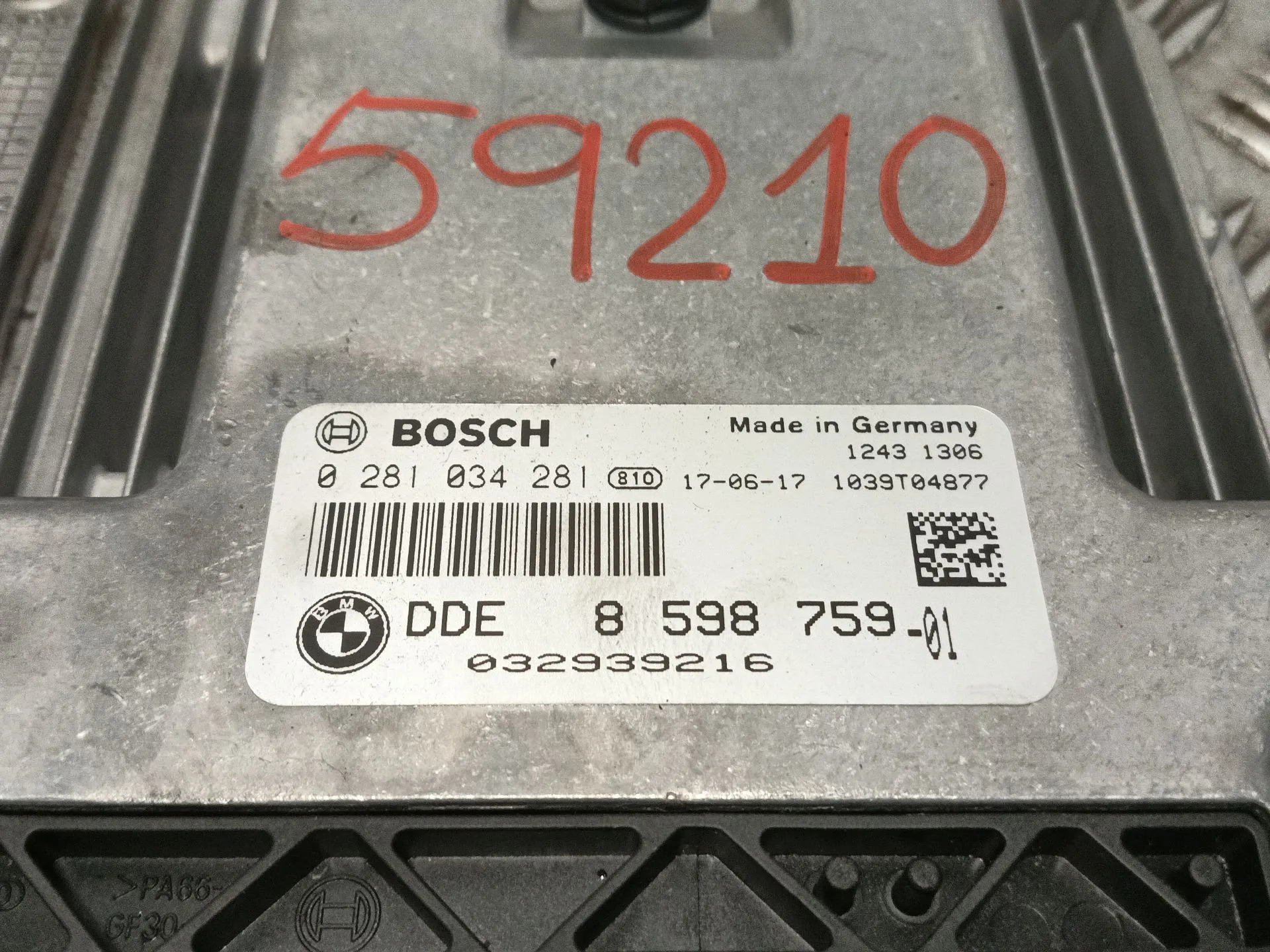 Centralita Motor Uce para Bmw 1 (F21)