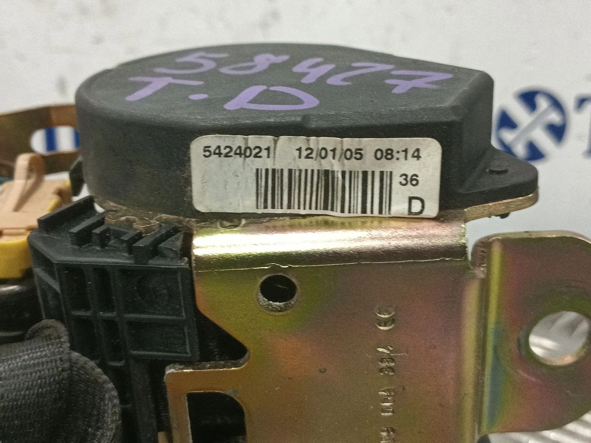 Cinturon Seguridad Trasero Derecho para Volkswagen Polo (9N1)