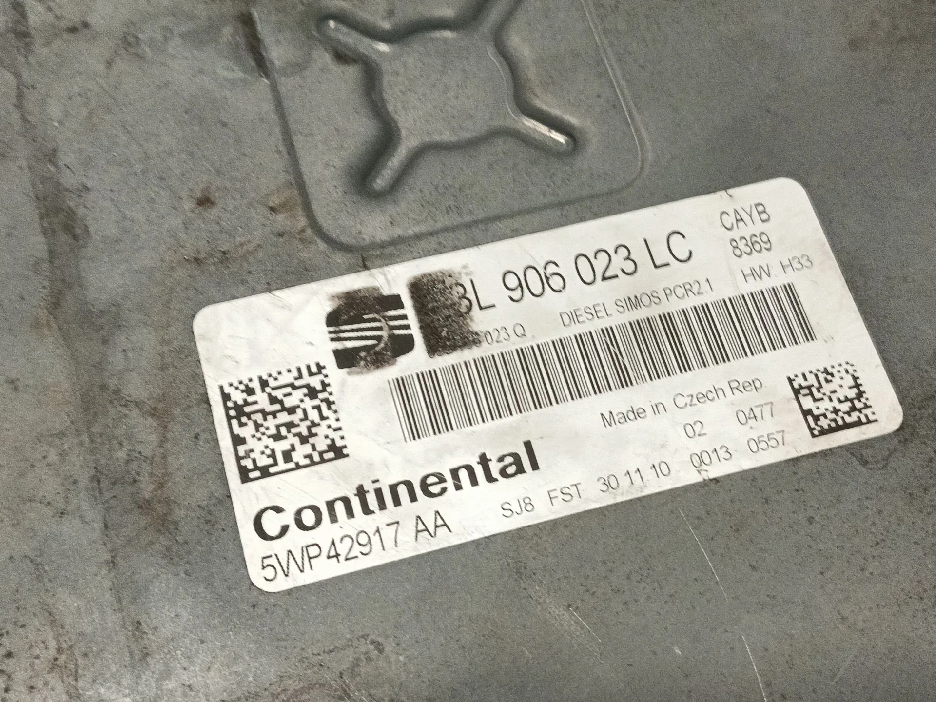 Centralita Motor Uce para Seat Ibiza (6J5)