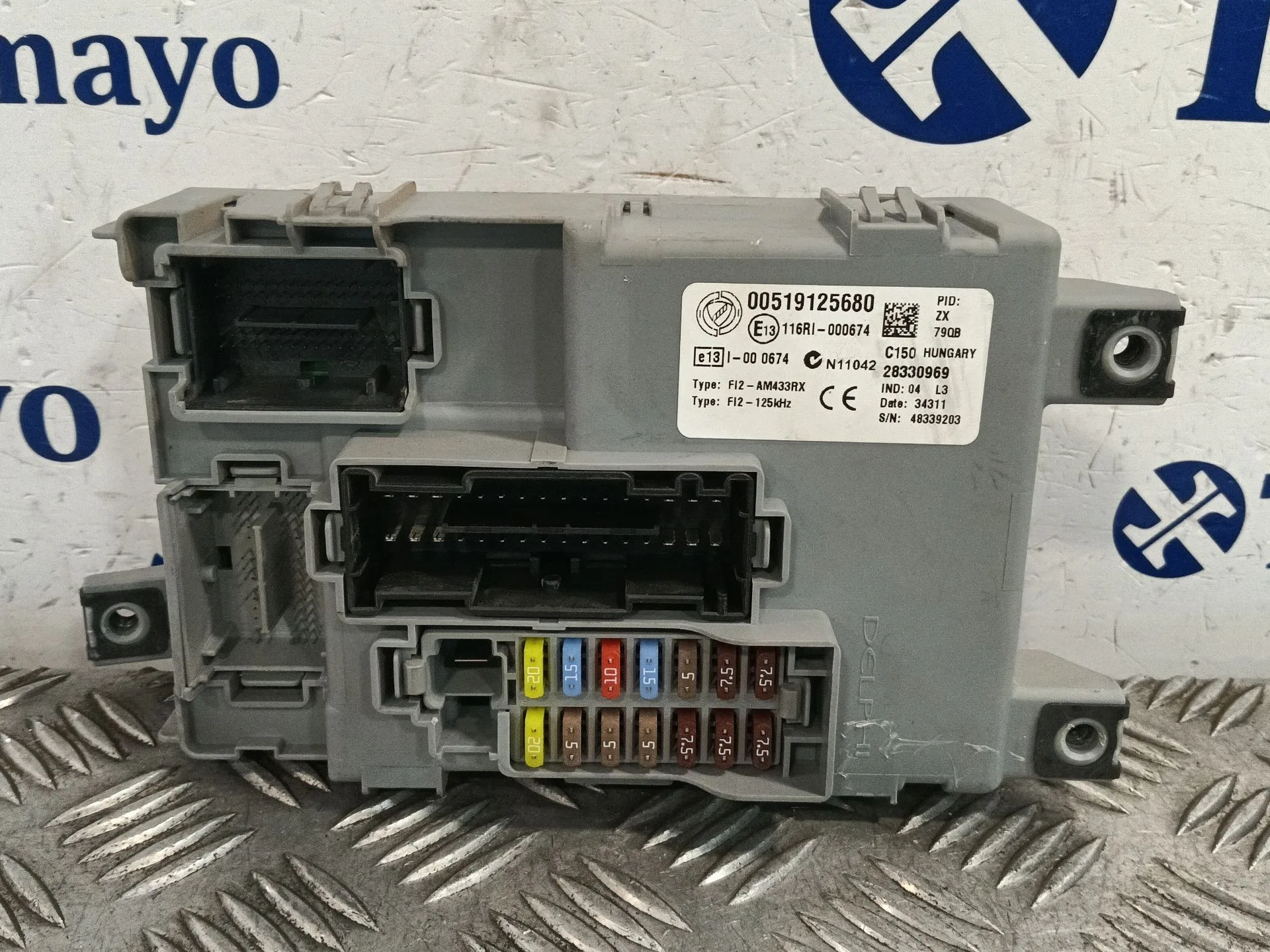 Caja Reles / Fusibles para Fiat 500 (312_)