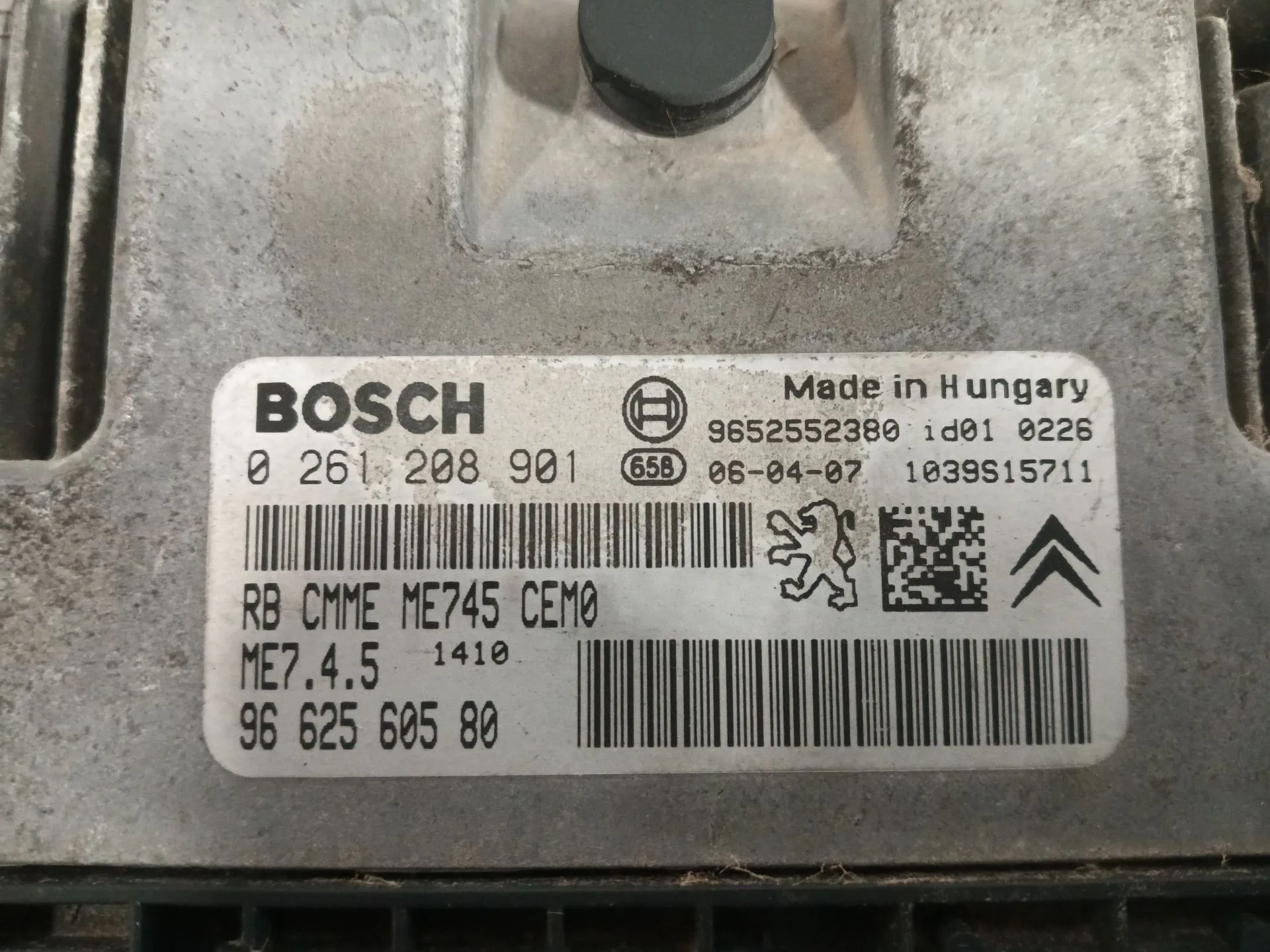 Centralita Motor Uce para Peugeot 206 Cc