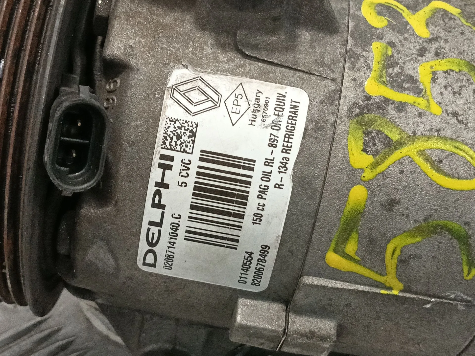 Compresor Aire Acondicionado para Renault Scenic Ii