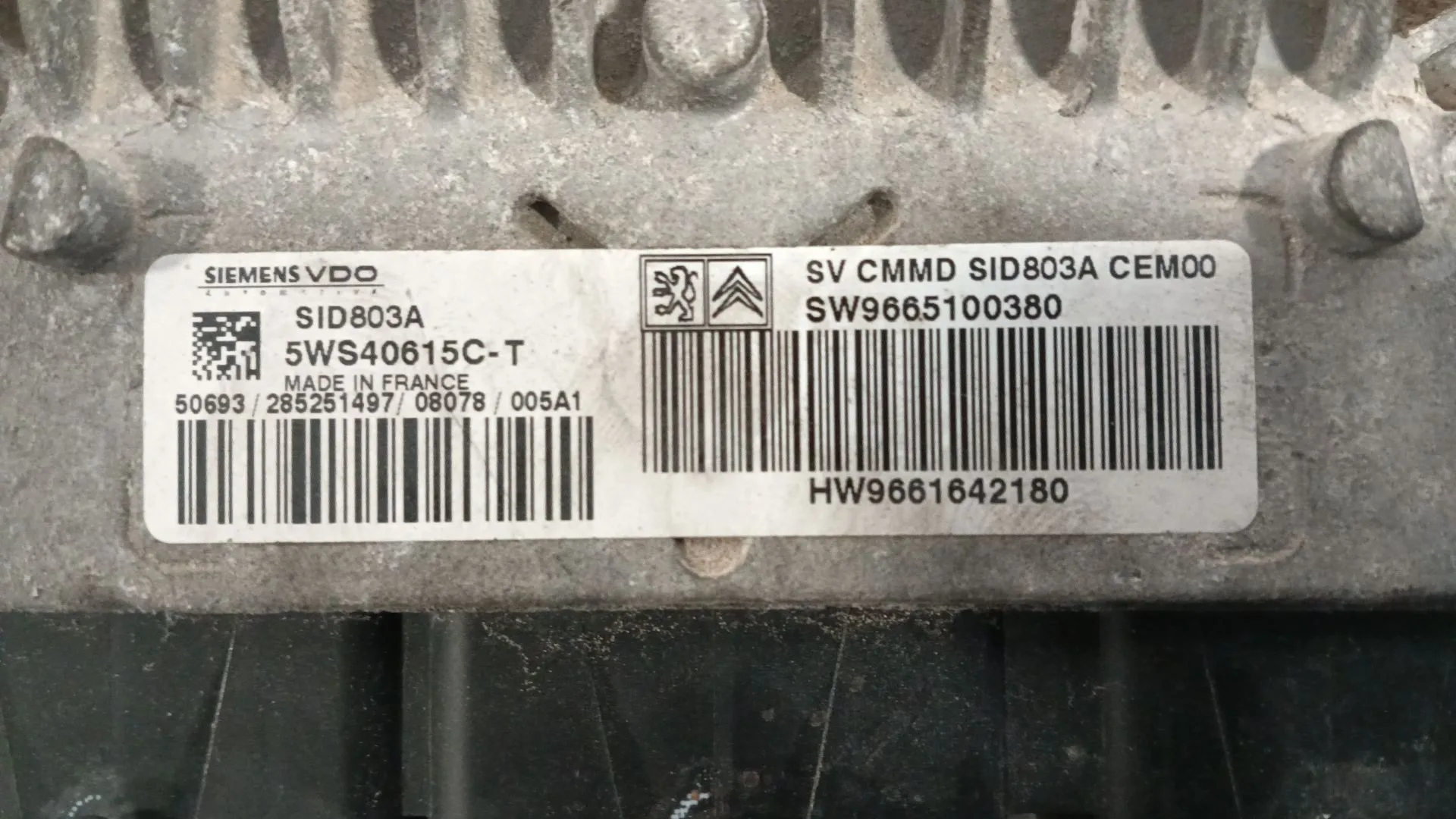 Centralita Motor Uce para Peugeot Expert Tepee (Vf3X_)
