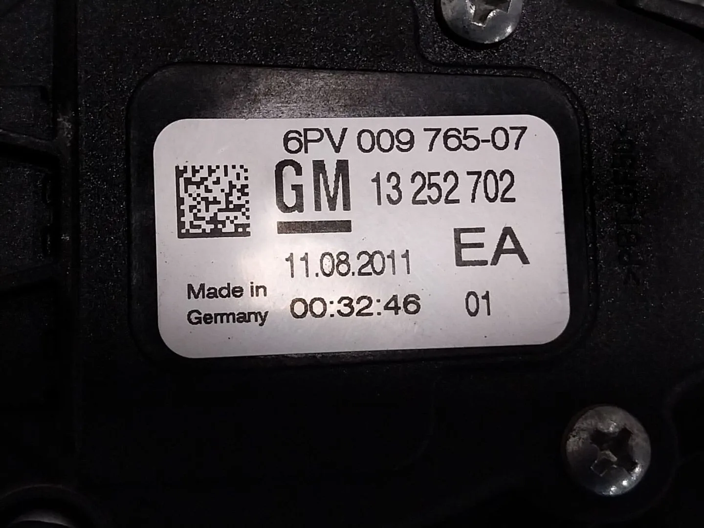 Pedal Acelerador para Opel Astra J (P10)