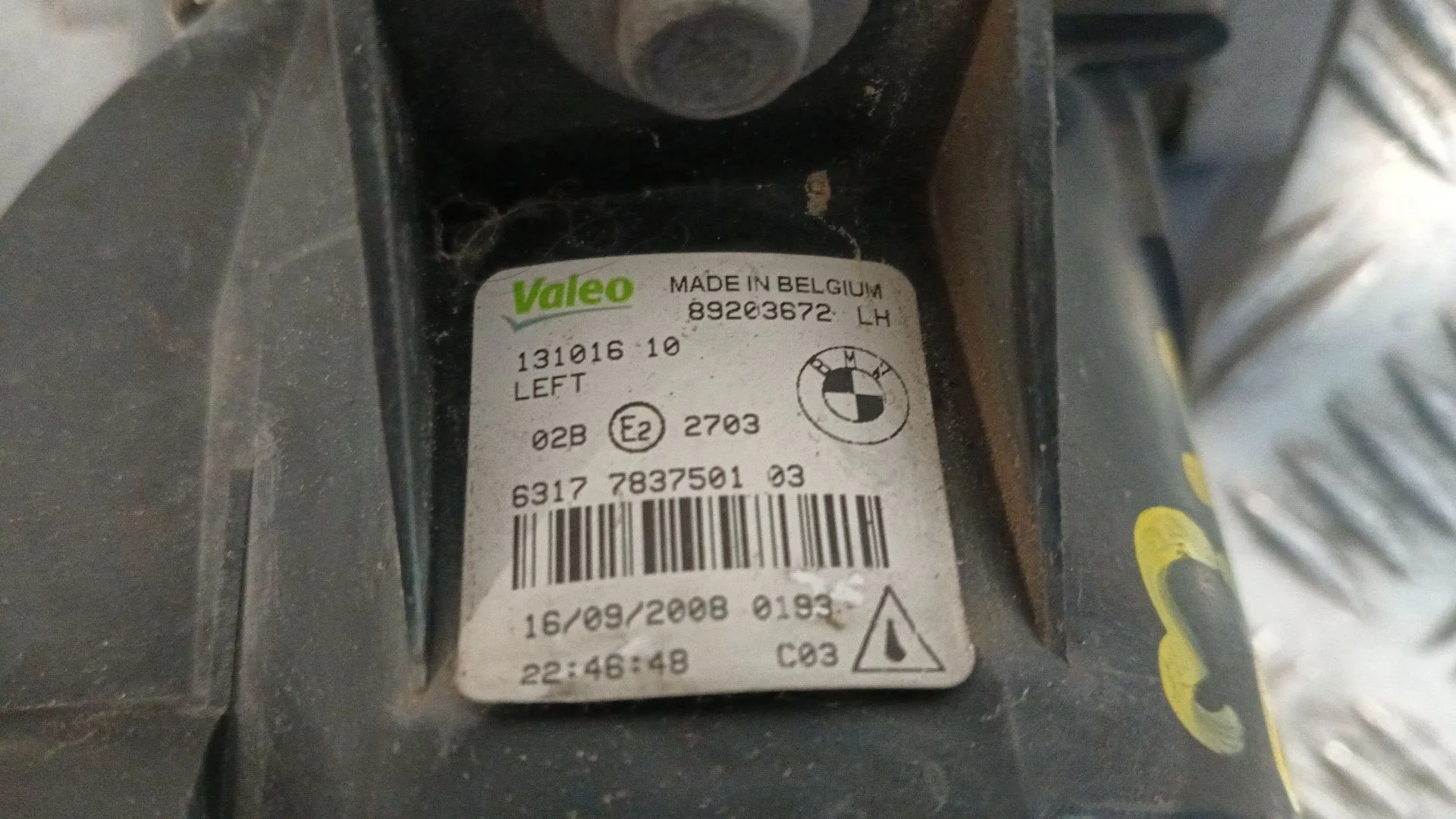 Faro Antiniebla Izquierdo para Bmw 1 (E81)