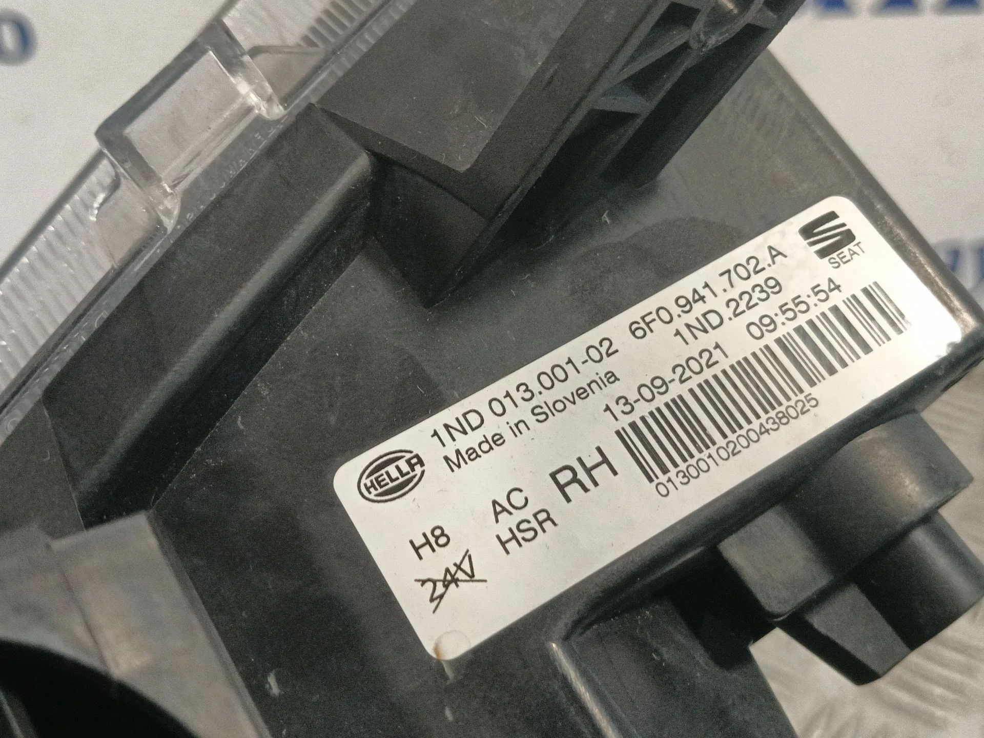 Faro Antiniebla Derecho para Seat Ibiza V (Kj1, Kjg)