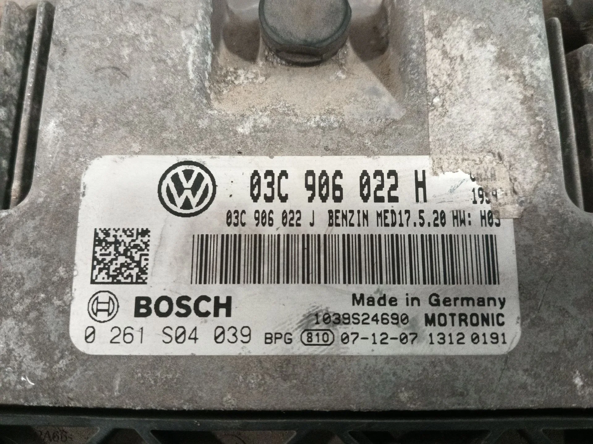 Centralita Motor Uce para Volkswagen Eos (1F7, 1F8)