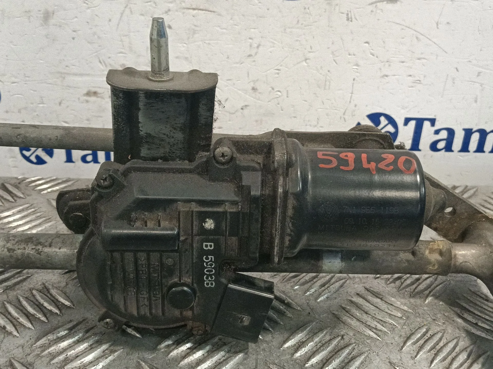 Motor Limpia Delantero para Seat Alhambra (710, 711)
